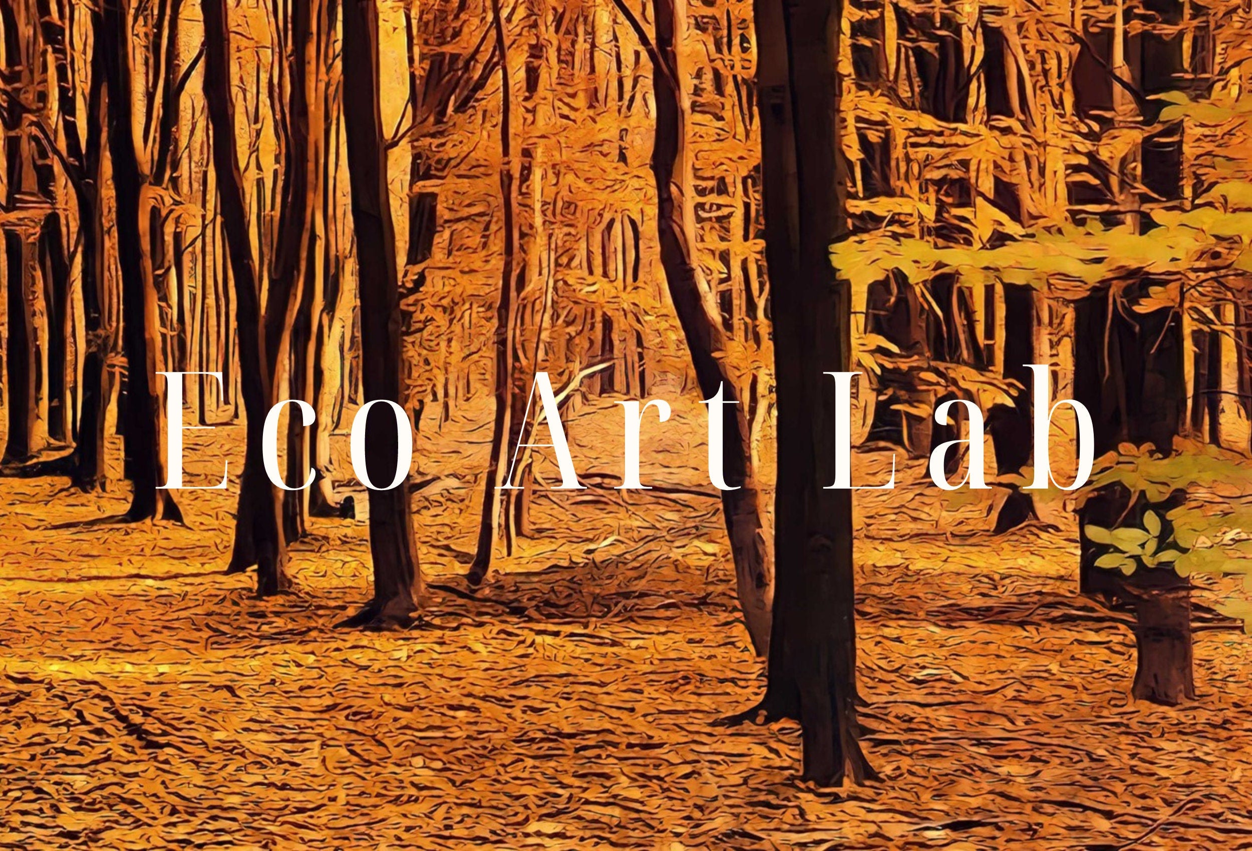 Samsung Frame TV Art 4K Forest Trail Scenery Fall Landscape Digital Painting. Instant Download Autumn Art for Samsung Frame TV. Art for TV