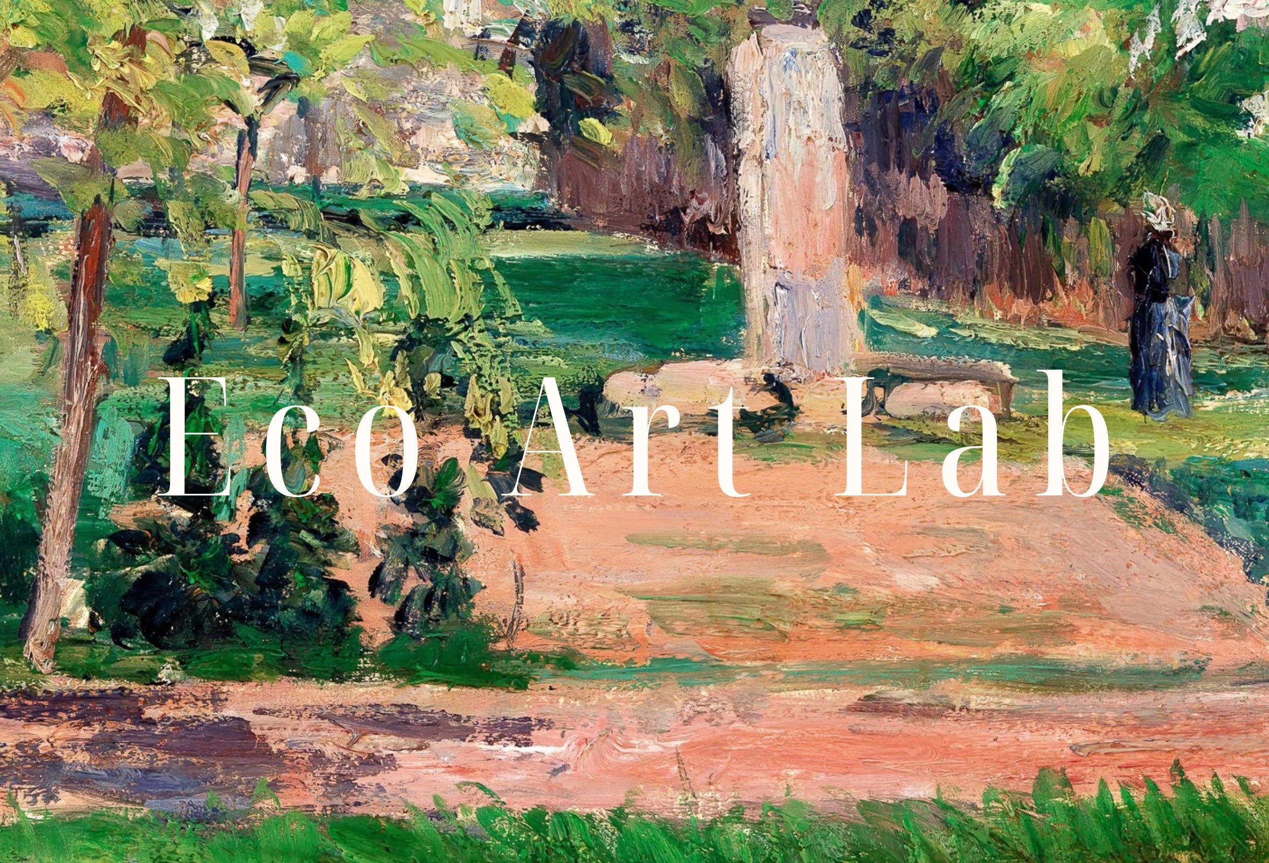 The Garden in the Sun Famous French Countryside Painting. Instant Download Vintage Decor. Botanical Print. Printable Wall Art. Vintage Decor