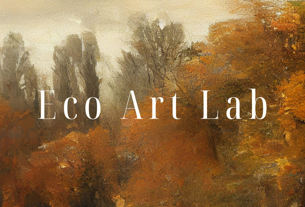 Fall Art Muted Colors Rustic Autumn Landscape Printable Painting. Digital Download. Country Decor Nature Landscape. Moody Vintage Art Print