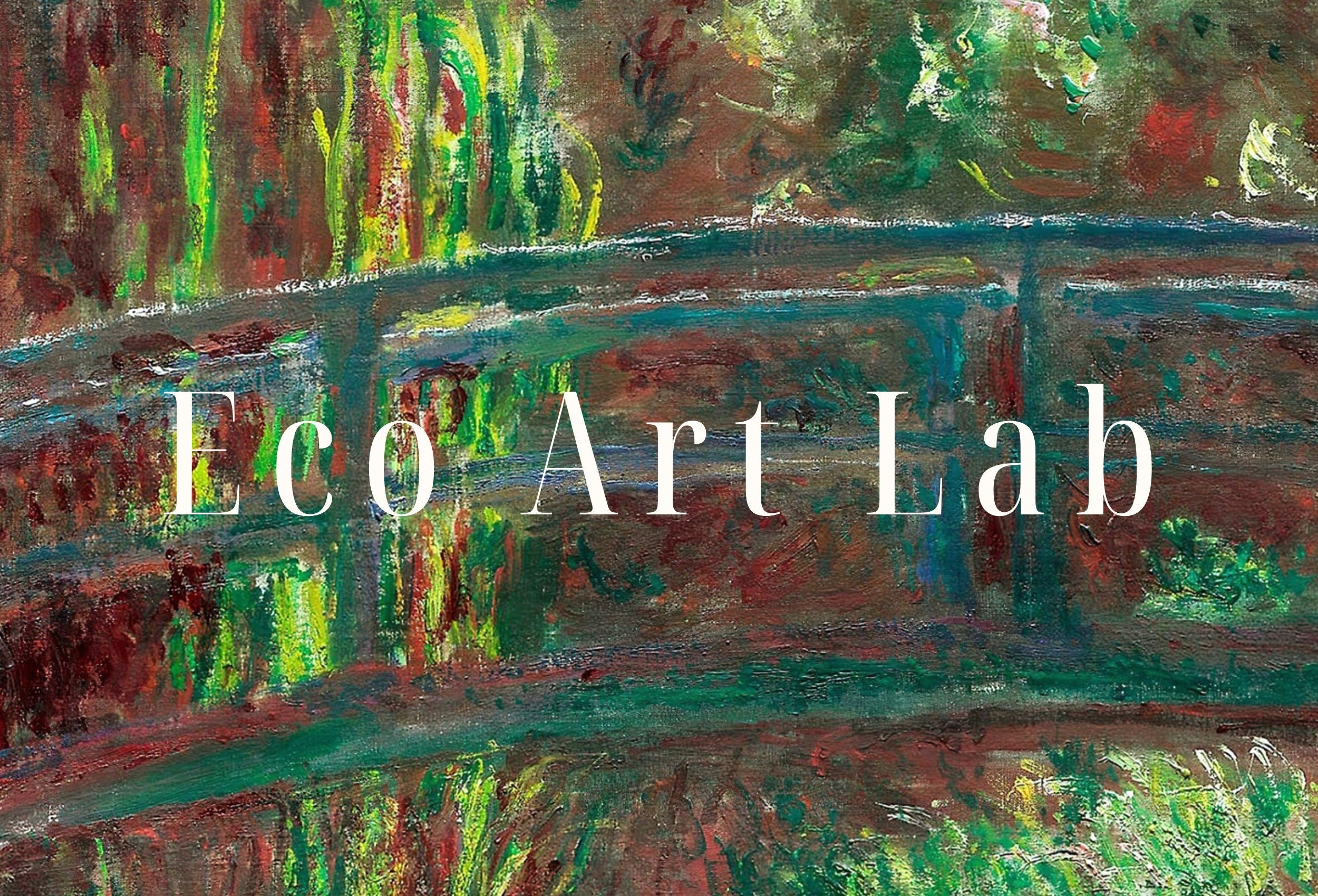 The Water Lily Pond Claude Monet Famous Painting. Instant Download Vintage Decor. Monet Botanical Print Printable Wall Art. Vintage Decor