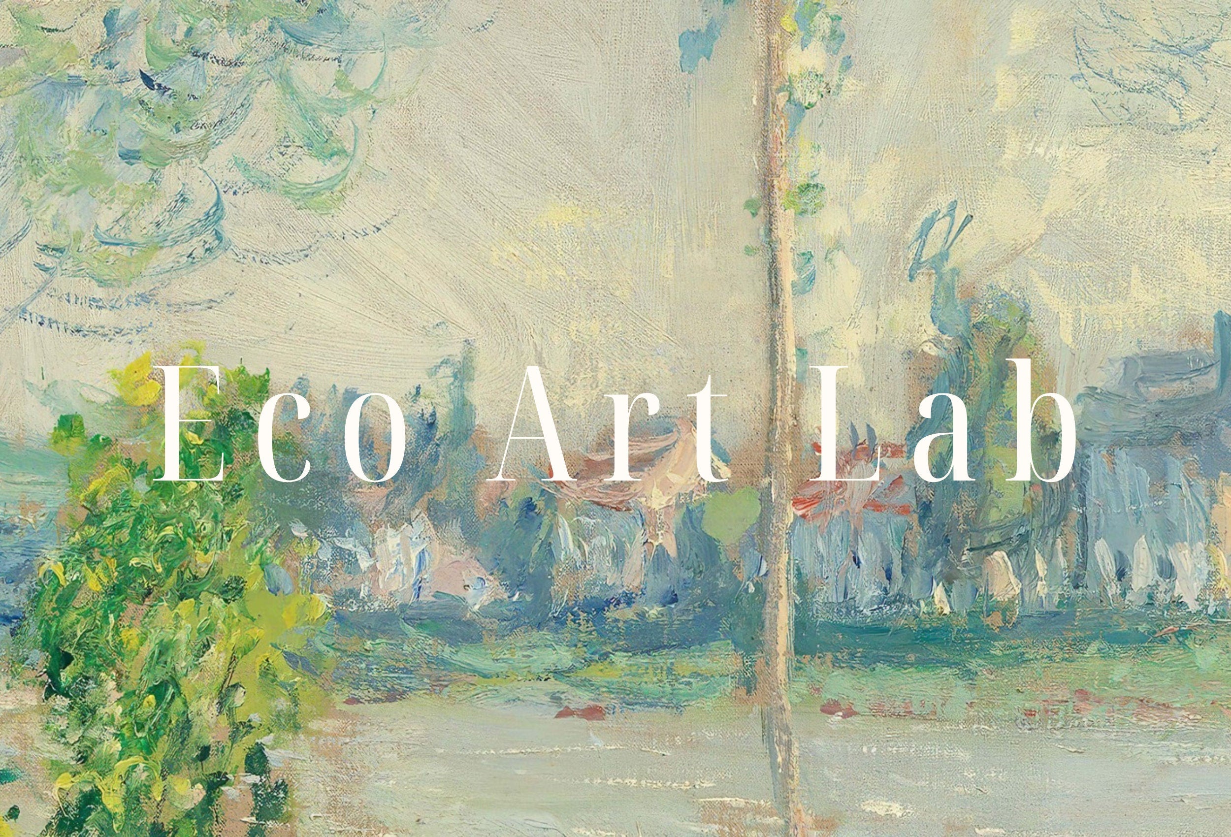 Willows Landscape Claude Monet Famous Painting Fine Art. Instant Download Vintage Art. Vintage Landscape Printable Wall Art. Spring Decor