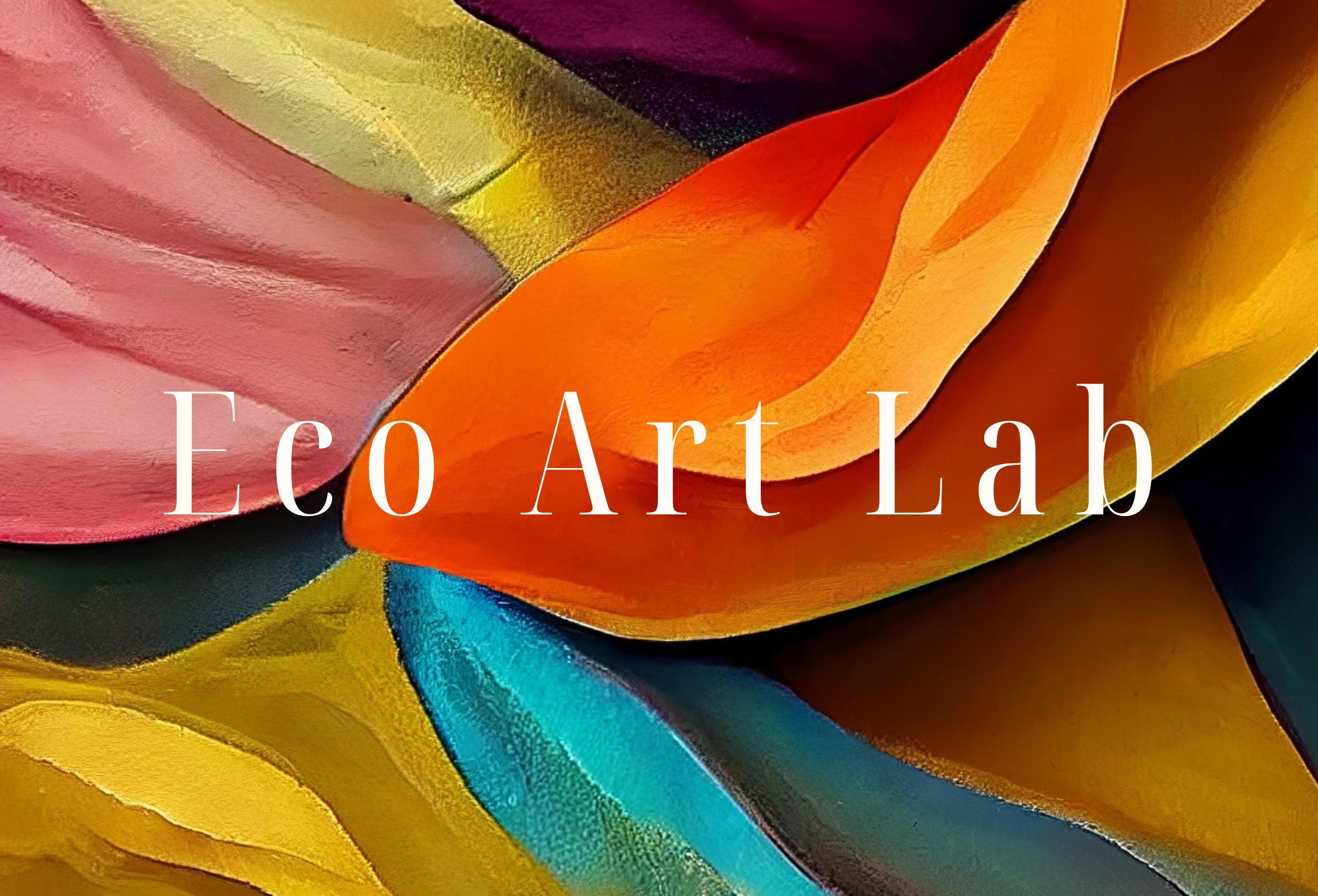 Abstract Modern Floral Print Digital Painting. Printable Wall Art. Colorful Abstract Flower Petals Botanical Art Print. Downloadable Art #2