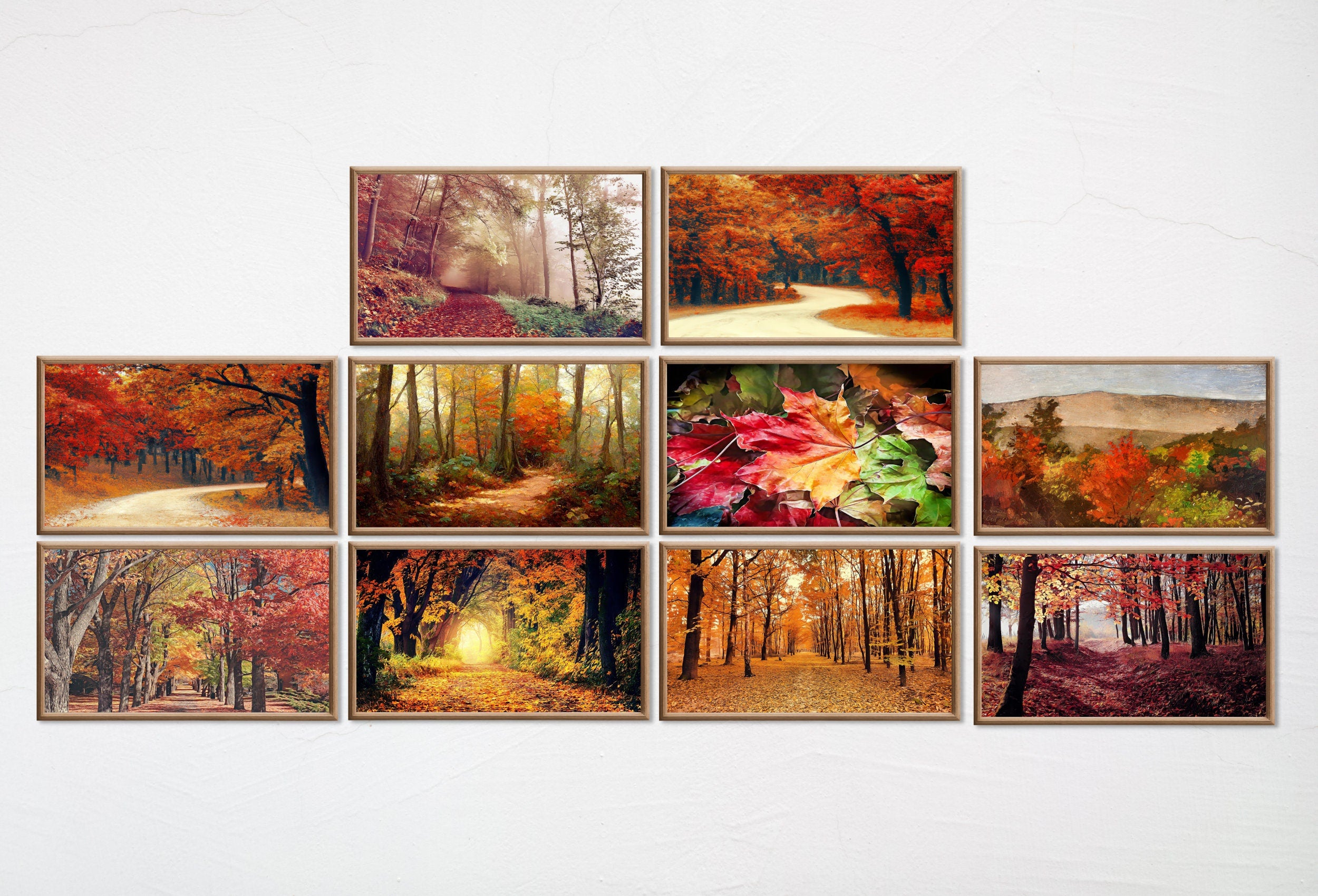 Set of 25 Samsung Frame TV 4K Art. Fall Wall Art Nature Digital Collection. Autumn Decor TV Art Set. Instant Download Frame TV Art.