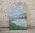 The Seine at Vétheuil Claude Monet Famous Painting. Instant Download Vintage Decor. Monet Landscape Art. Printable Wall Art. Vintage Decor