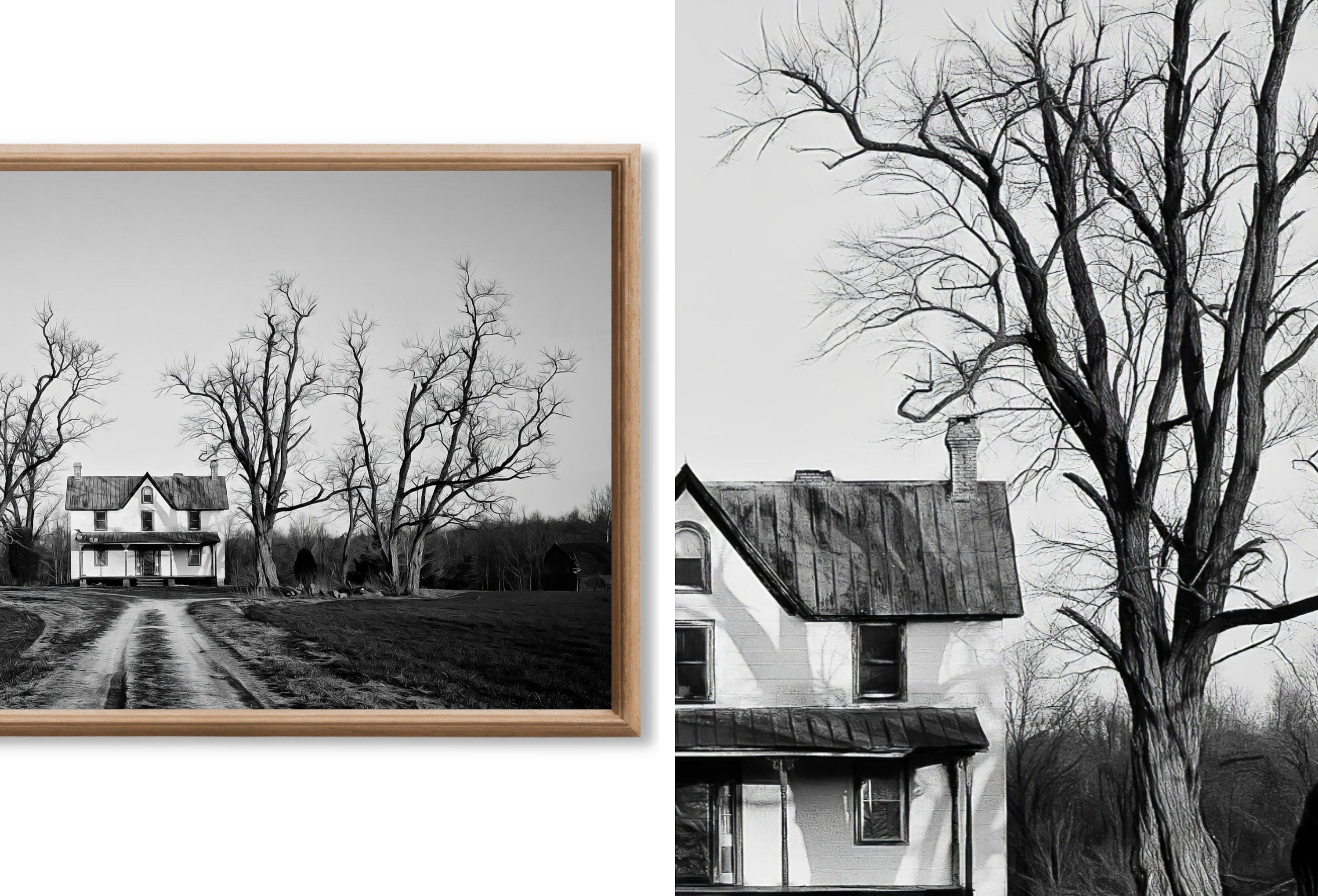 Set of 10 Halloween Samsung Frame TV 4K Art. Creepy Haunted Houses in Dark Forests. Horror Art. Instant Download Frame TV Halloween Art Set.