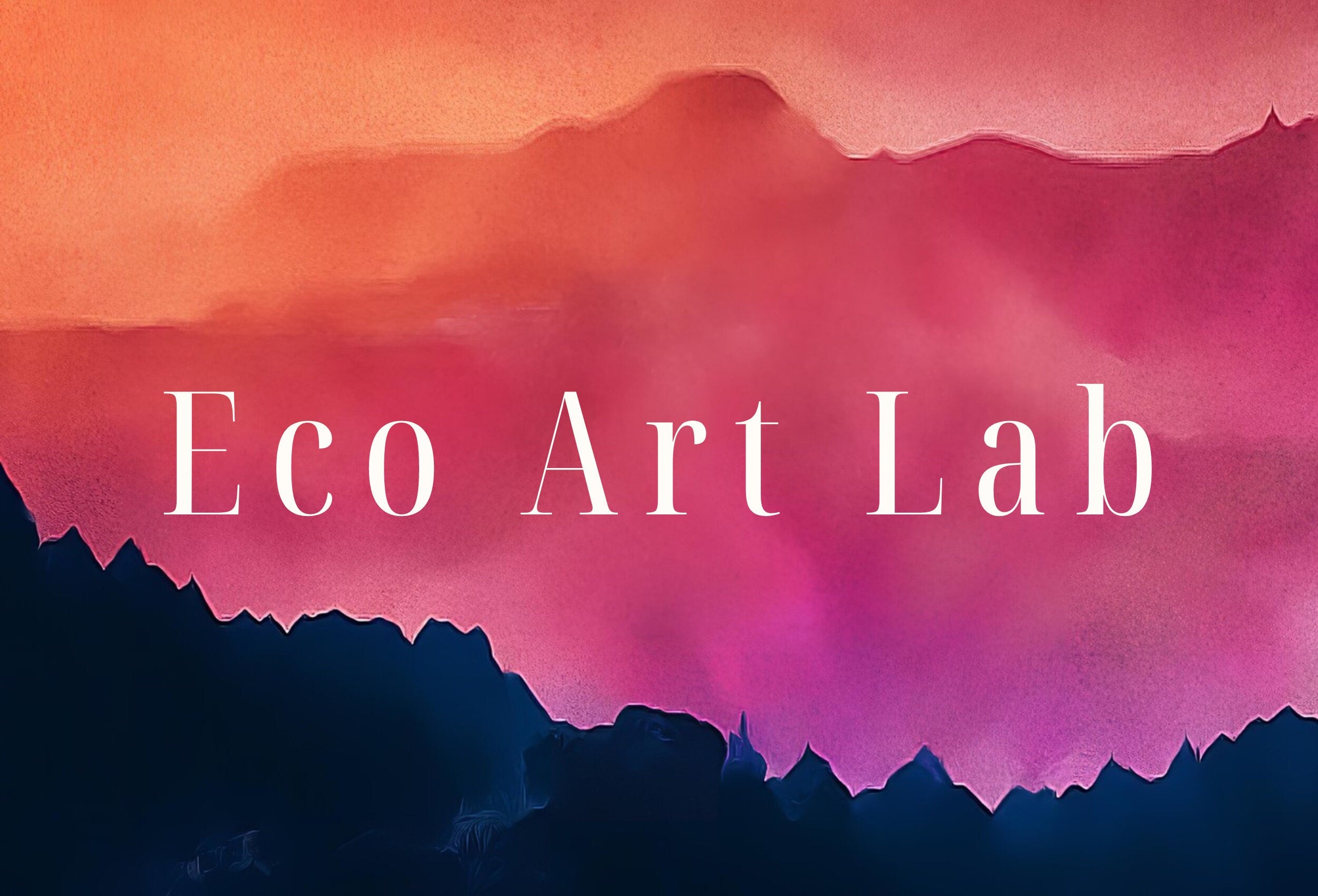 Abstract Evening in the Mountains Wall Art Digital Print. Abstract Print Instant Download Printable Wall Art Sunset Colors Minimalist Poster