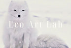White Arctic Fox in Snow. Printable Wall Art. Digital Download Fox Wall Art Poster. Nature Print Digital Art. Instant Download Winter Decor