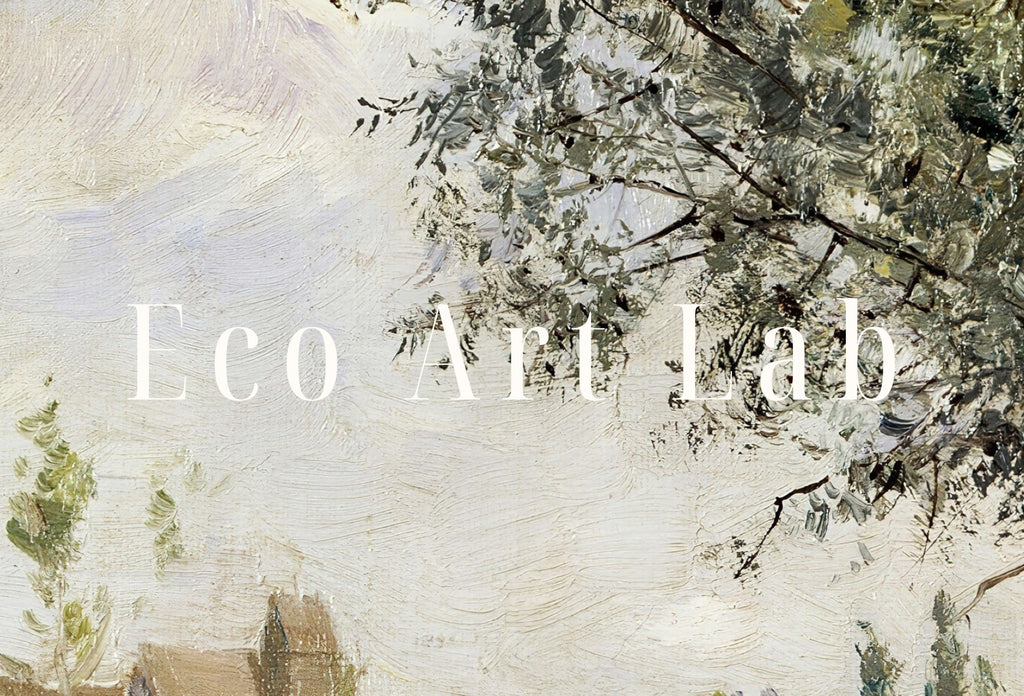 Countryside Landscape Printable Famous Painting Art Print. Instant Download Vintage Fine Art Print. Country Farmhouse Decor Digital Download