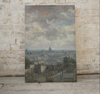 View of Paris Vincent van Gogh Printable Famous Oil Painting. Instant Download van Gogh Print European Landscape Vintage Wall Decor Fine Art