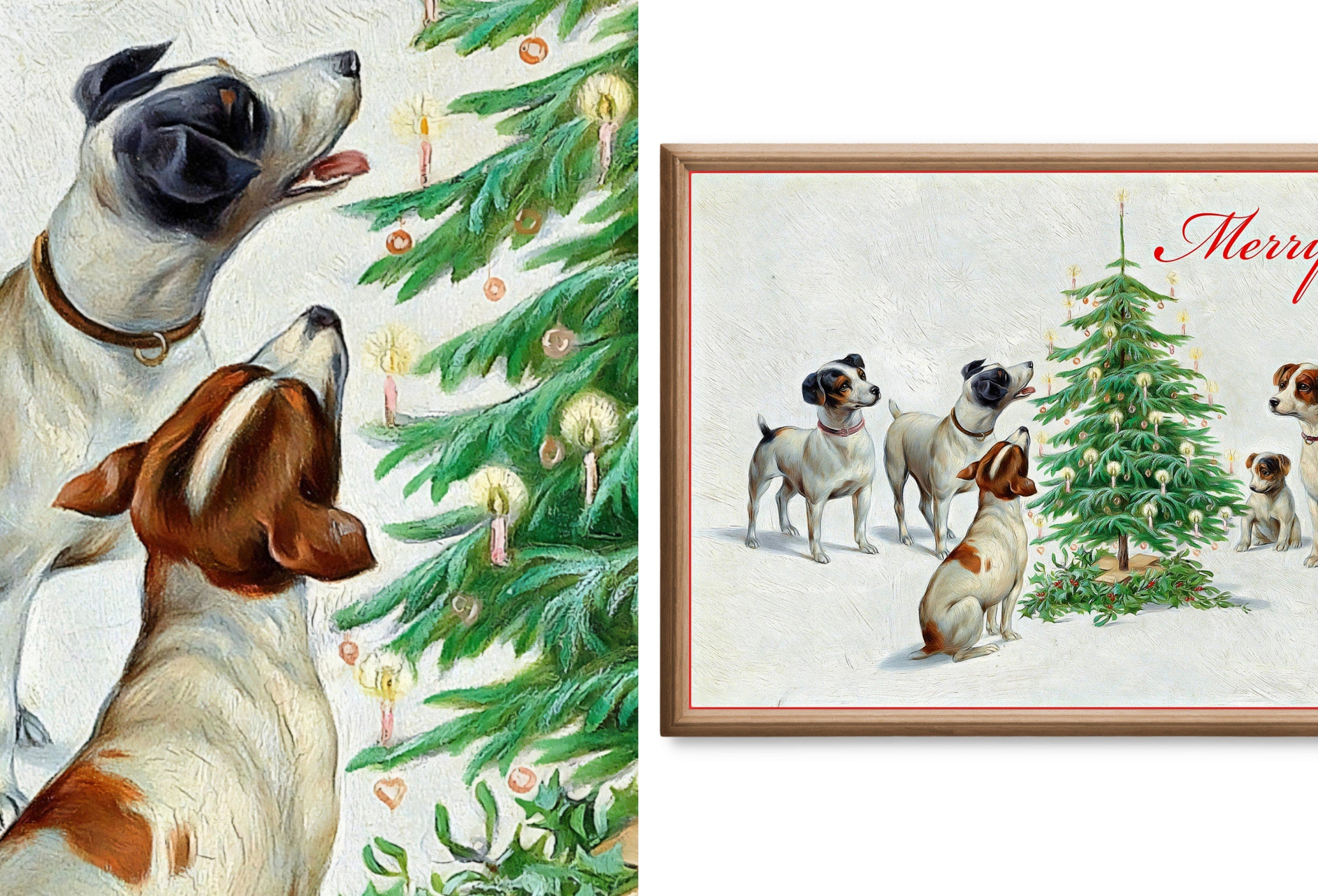 Set of 40 Samsung Frame TV 4K Art. Vintage Christmas Art Digital Collection. Christmas Wall Decor TV Art Set. Instant Download Frame TV Art