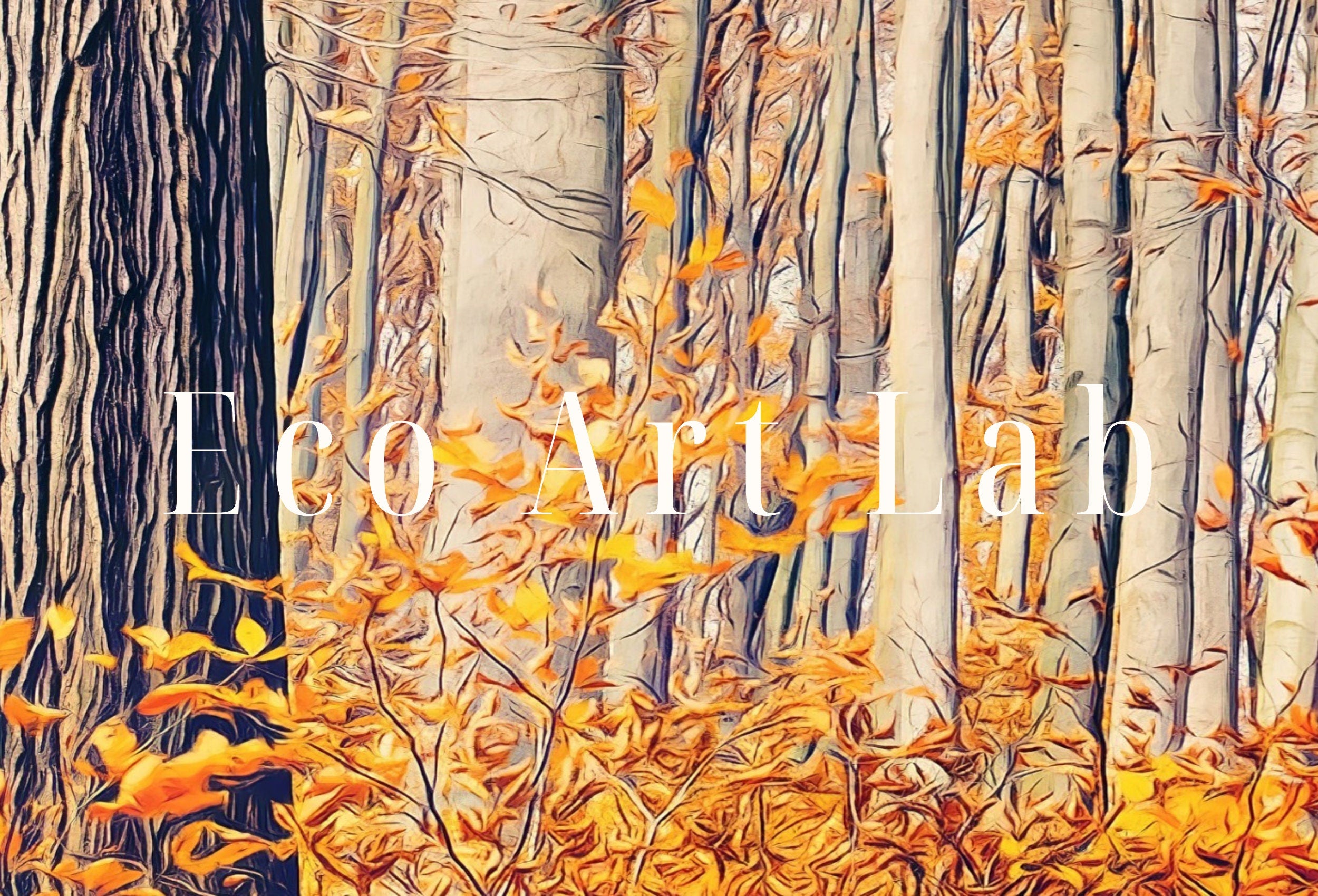 Samsung Frame TV Art 4K Forests in the Fall Landscape Digital Paintings Set of 2. Instant Download. Nature Fall Art for the Samsung Frame TV