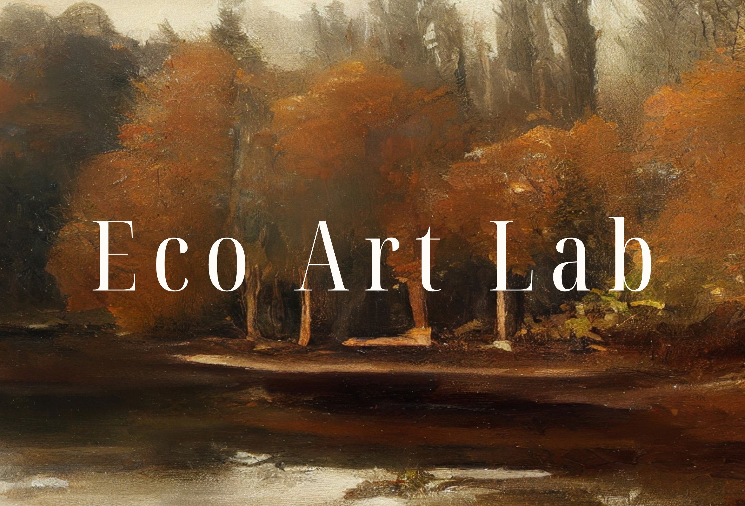 Samsung Frame TV Art 4K Autumn Landscape Rustic Digital Paintings Set of 2. Instant Download Muted Fall Art for Samsung Frame TV. Art for TV