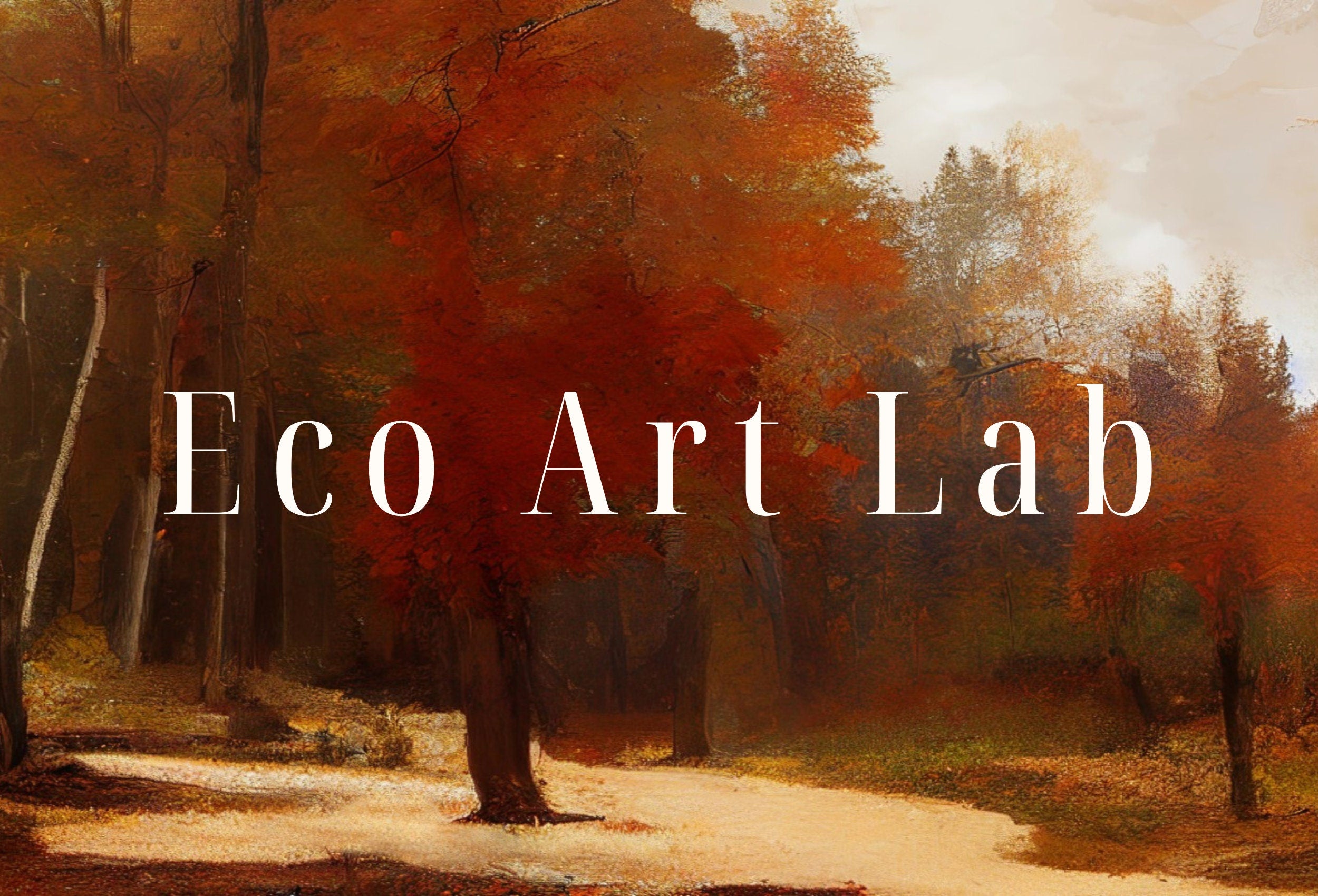 Samsung Frame TV Art 4K Rustic Landscape Autumn Digital Paintings Set of 2. Instant Download Muted Fall Art for Samsung Frame TV. Art for TV