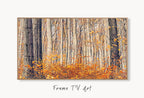 Samsung Frame TV Art 4K Forests in the Fall Landscape Digital Paintings Set of 2. Instant Download. Nature Fall Art for the Samsung Frame TV