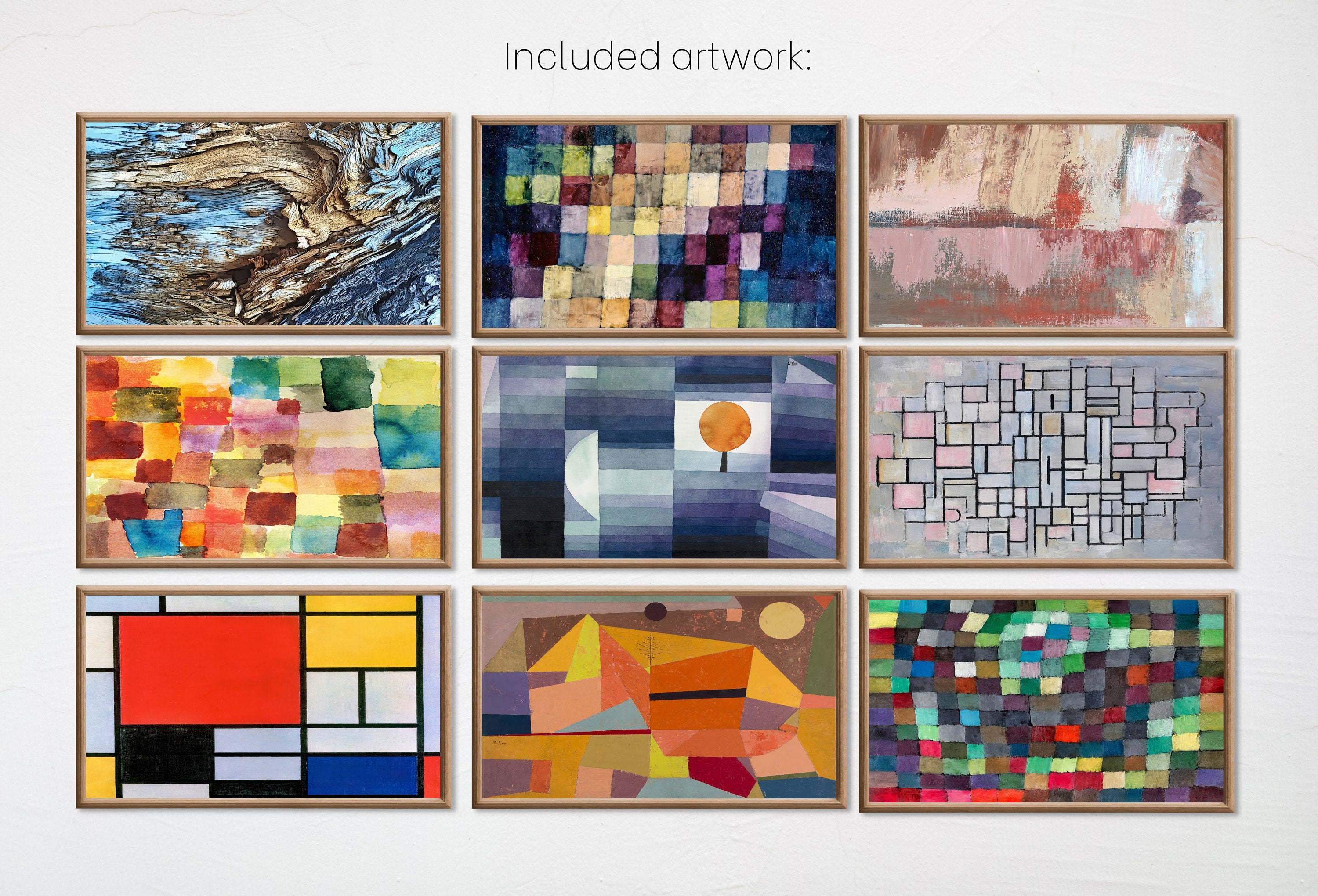 Set of 15 Samsung Frame TV 4K Art. Ultimate Abstract Vintage & Modern Paintings Collection. Abstract Art Set. Instant Download Frame TV Art