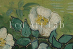 Wild Roses Famous van Gogh Painting Art Print. Instant Download Printable van Gogh Fine Art. Vintage Botanical Art. White Roses Painting.