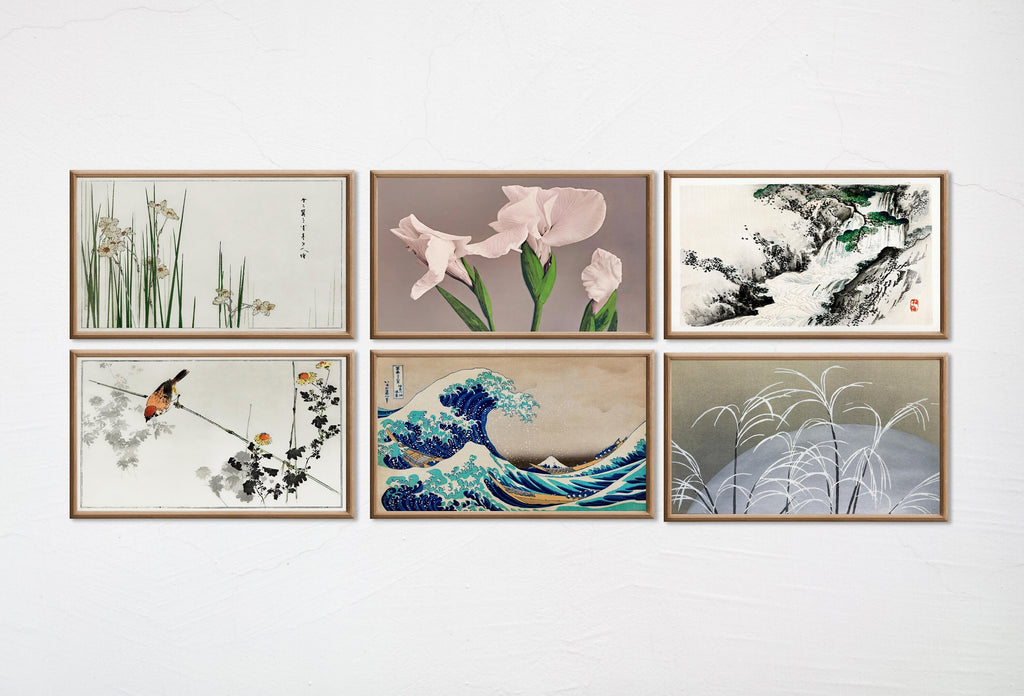 Set of 15 Samsung Frame TV 4K Art. Vintage Japanese Paintings Collection. Antique Japanese Art Set. Instant Download Japanese Frame TV Art