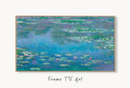 Set of 4 Samsung Frame TV Art 4K. Claude Monet Famous Paintings Collection. Water Lilies Monet Art Set. Instant Download. Frame TV Art #2