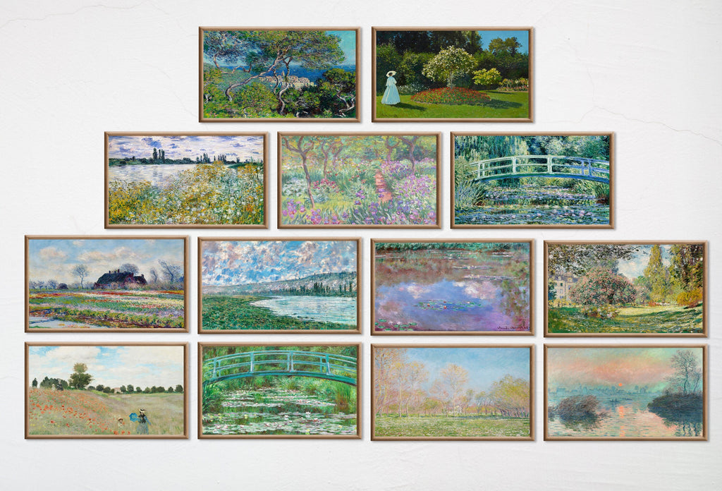 Set of 25 Samsung Frame TV Art 4K. Ultimate Claude Monet Famous Paintings Collection. Claude Monet Art Set Instant Download Frame TV Art
