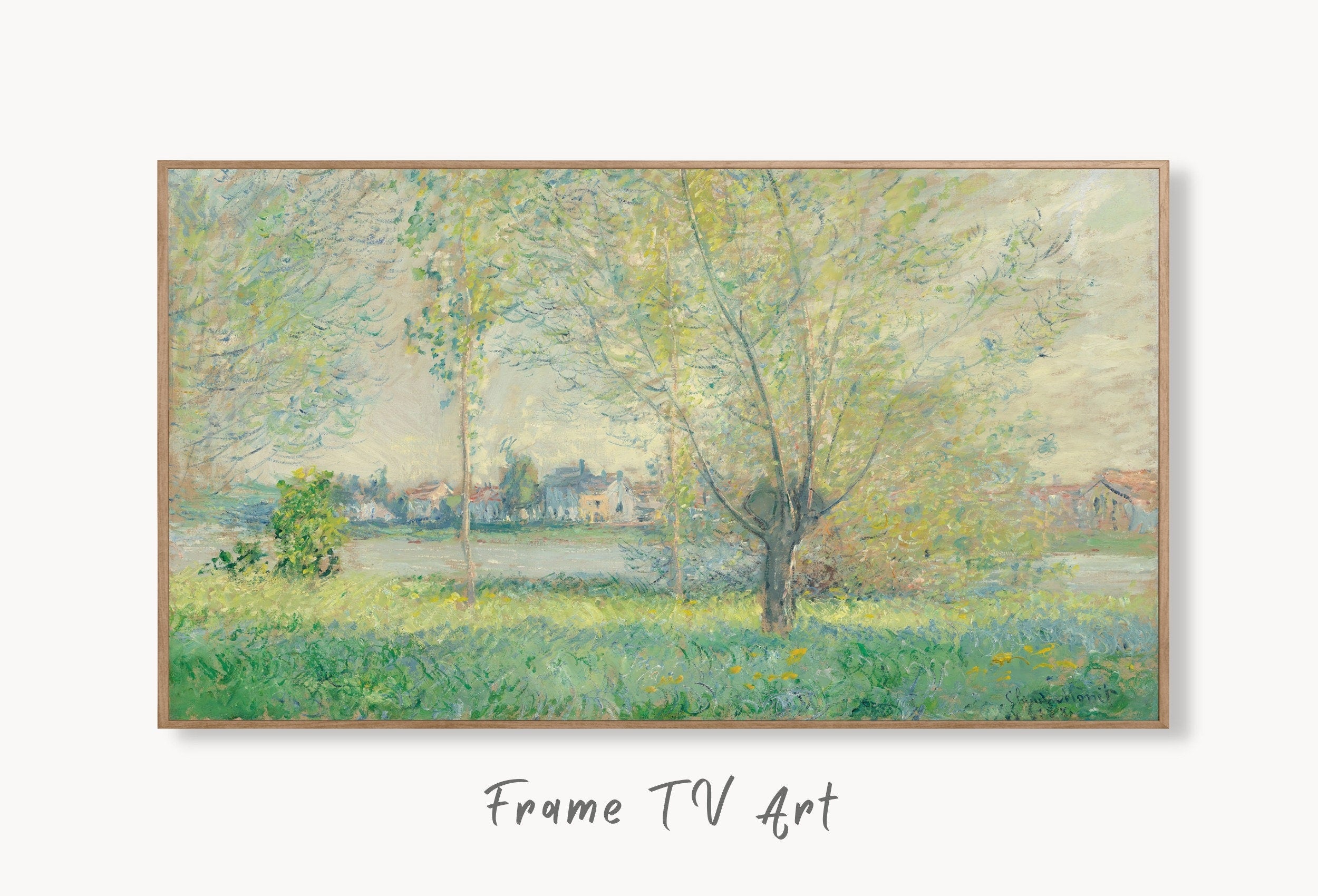Set of 4 Samsung Frame TV Art 4K. Claude Monet Famous Paintings Collection. Claude Monet Art Set. Instant Download. Vintage Frame TV Art #5