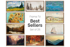 Set of 25 Samsung Frame TV 4K Art. Best Sellers Paintings & Digital Art Ultimate Collection. TV Art Set. Instant Download Frame TV Art