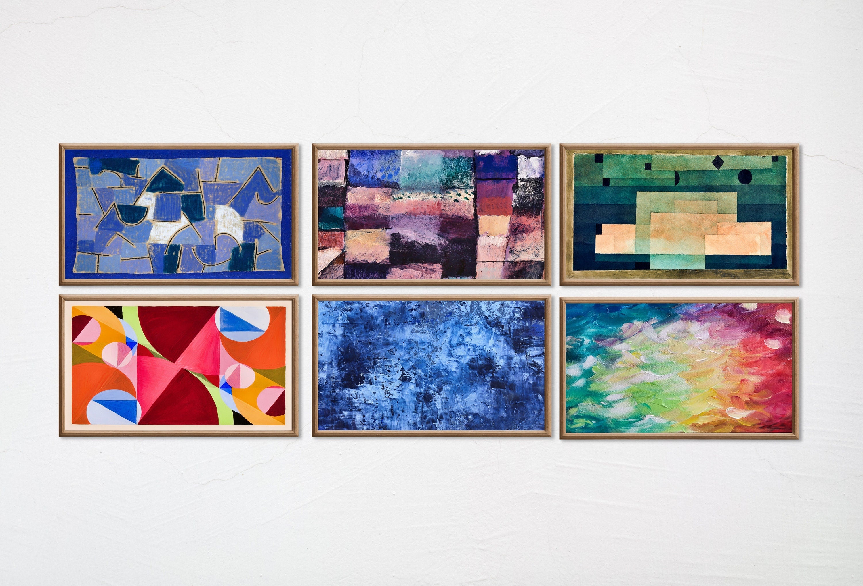 Set of 15 Samsung Frame TV 4K Art. Ultimate Abstract Vintage & Modern Paintings Collection. Abstract Art Set. Instant Download Frame TV Art