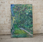 Vincent van Gogh The Garden at the Asylum at Saint-Rémy. Famous Vintage Painting. Instant Download Printable Wall Art. Vintage Floral Poster