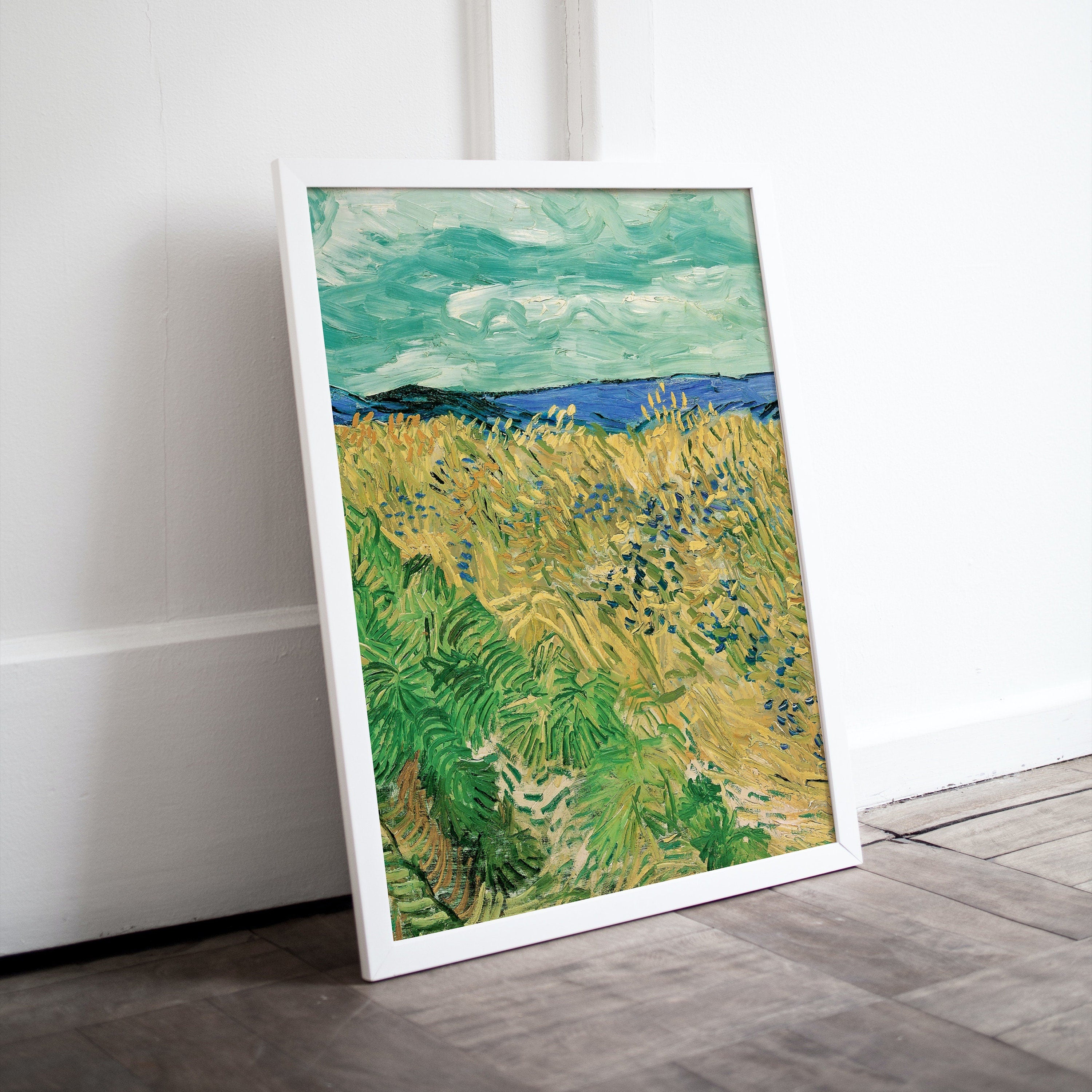 Wheatfield With Cornflowers by Vincent van Gogh. Famous Printable Art. Instant Download van Gogh Print. Vintage Landscape Painting. Fine Art