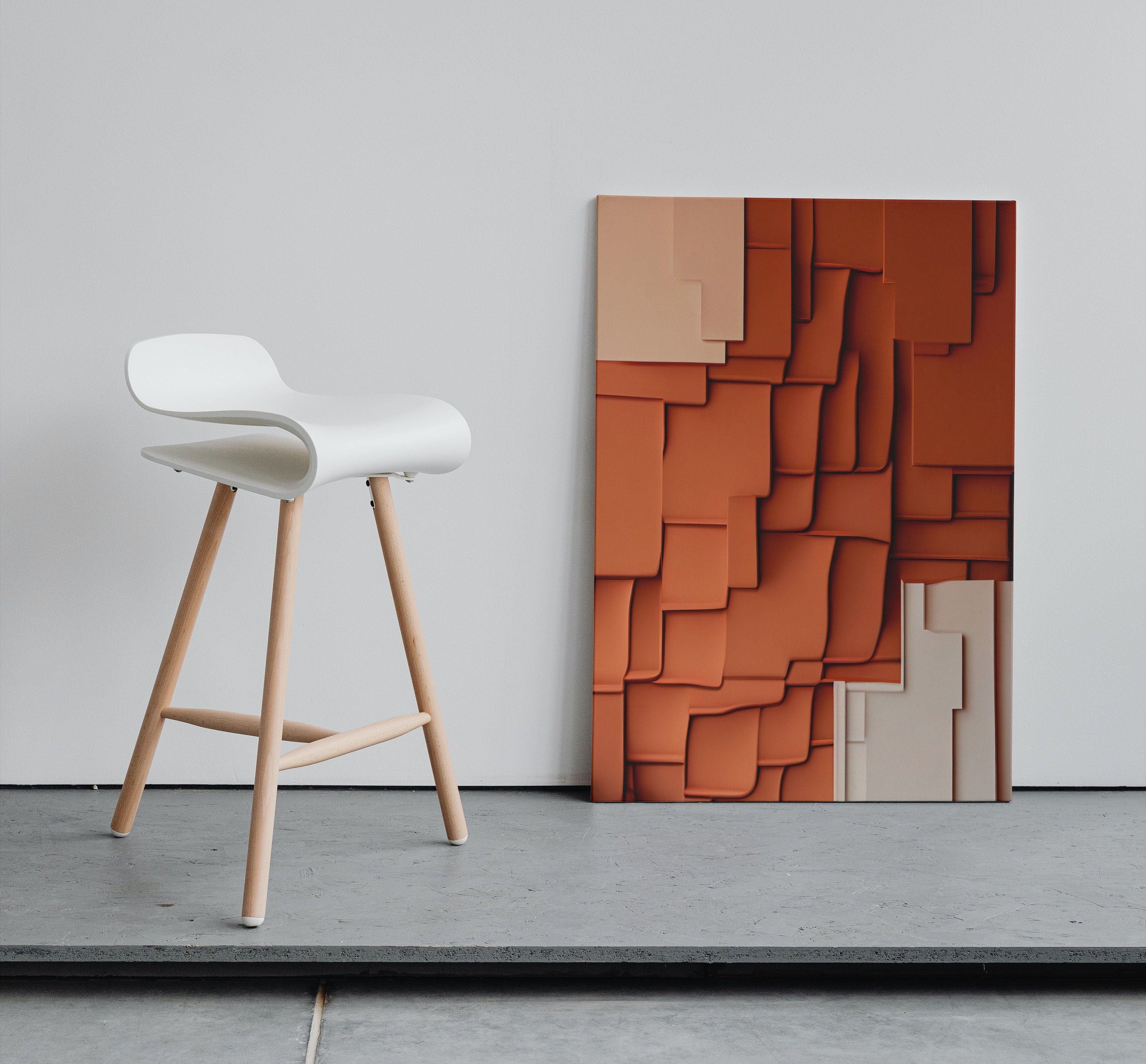 Abstract Painting 3D Texture Art Minimalist Wall Art. Large Abstract Printable Art. Neutral Art. Modern Contemporary Boho Wall Art Print.