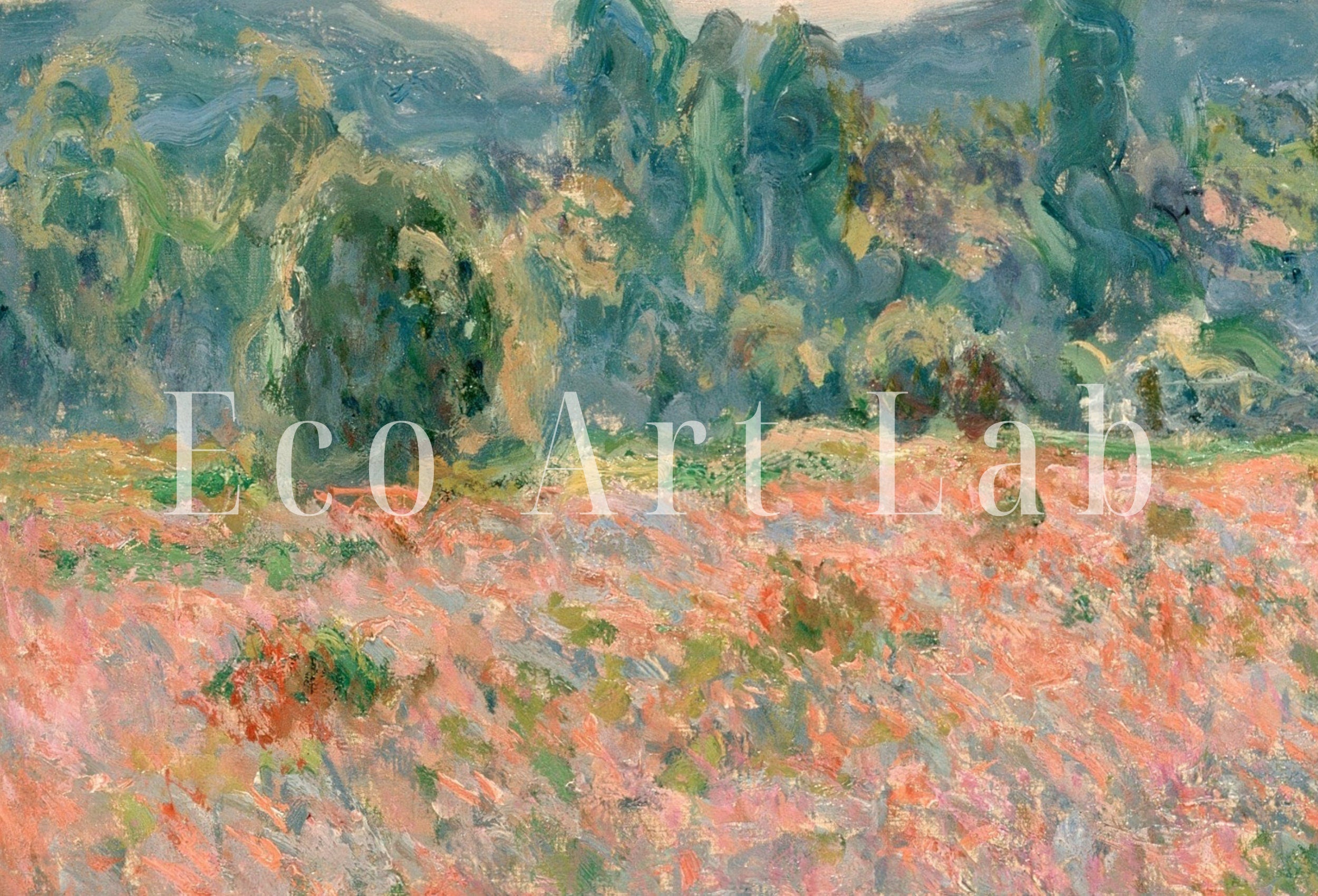 Samsung Frame TV Art 4K Poppy Field Famous Painting by Claude Monet. Instant Download Landscape Wall Art for the Frame TV. Vintage Wall Art