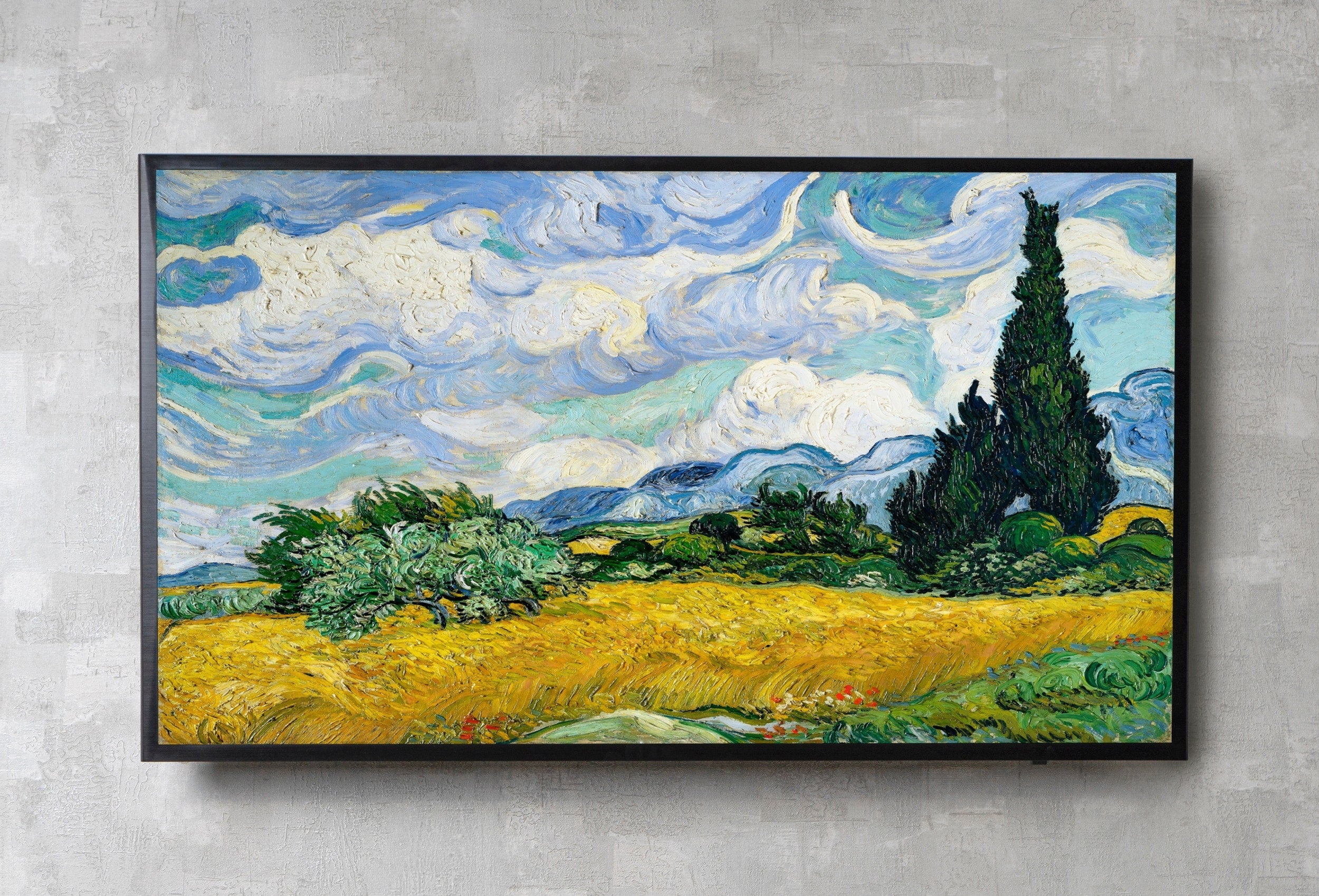 Set of 4 Samsung Frame TV 4K Art. Van Gogh Famous Paintings Collection. Vincent Van Gogh Art Set. Instant Download Vintage Frame TV Art. #4