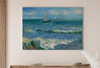 Seascape with Boats. Vincent van Gogh Printable Famous Art Print. Instant Download van Gogh Print. Vintage Nautical Painting. Fine Art Print