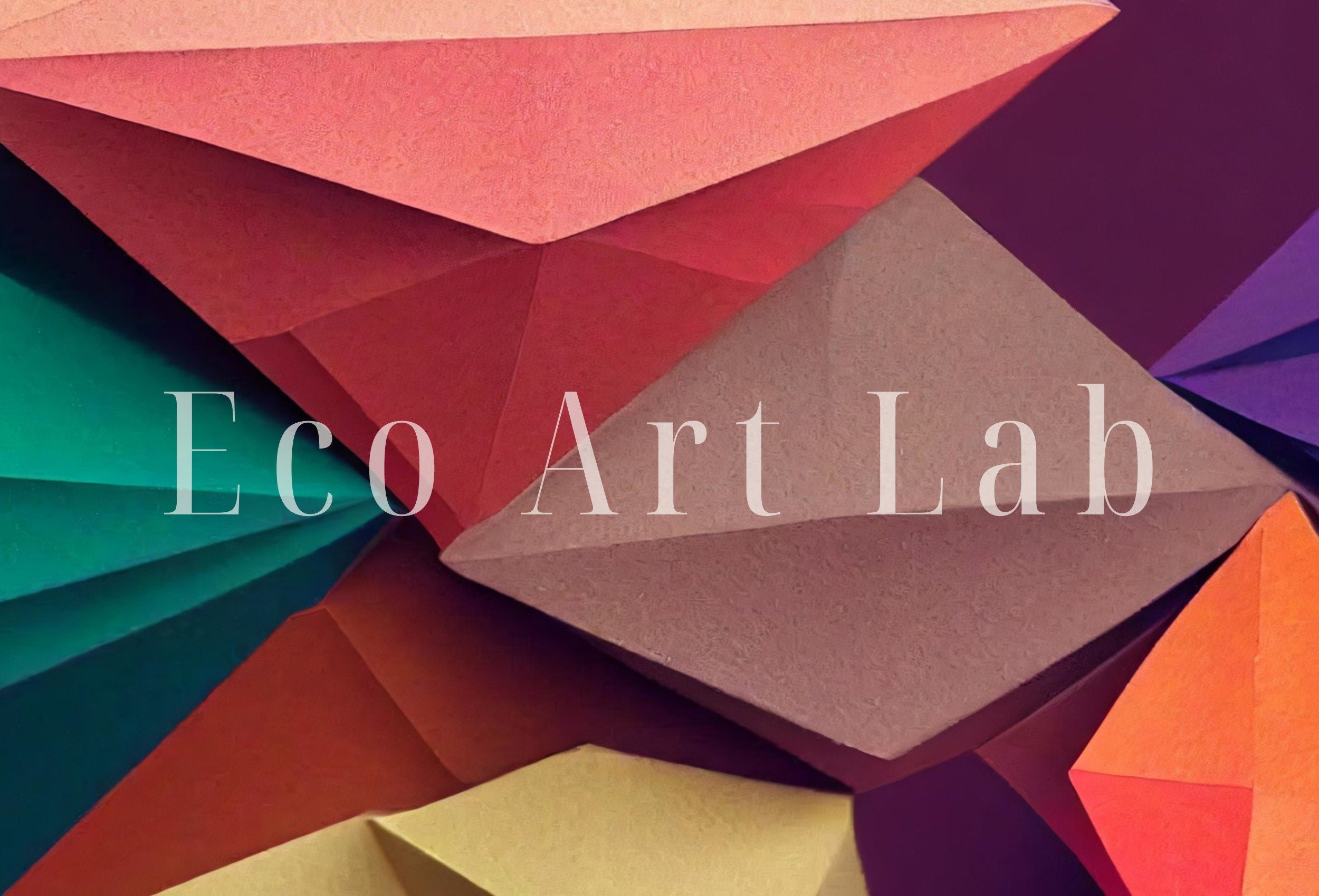 Abstract Colorful 3D Paper Texture Art. Large Abstract Painting Printable Art. Modern Contemporary  Wall Art Print. Bright Wall Art