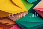 Abstract Colorful 3D Paper Texture Art. Large Abstract Painting Printable Art. Modern Contemporary  Wall Art Print. Bright Wall Art