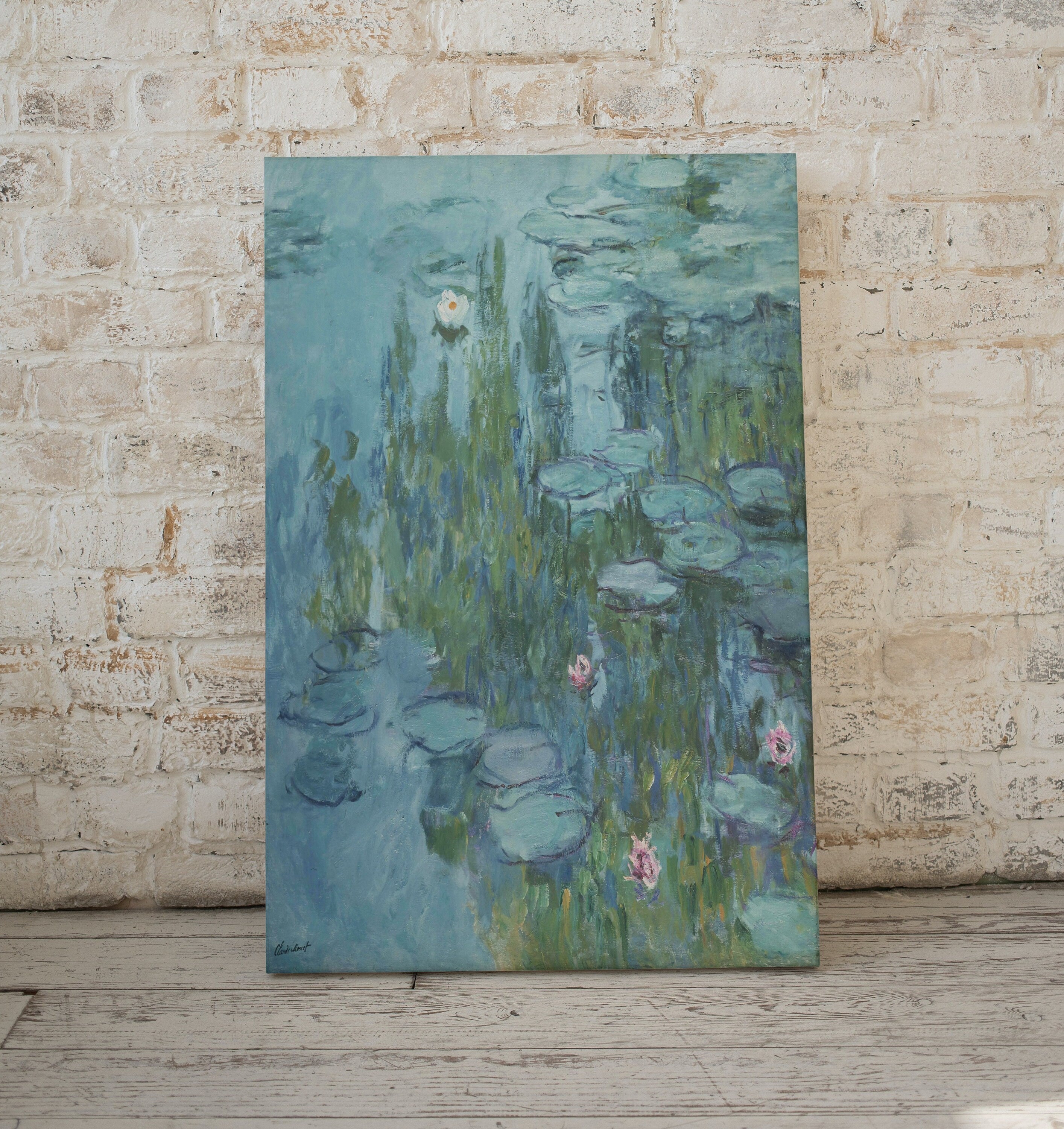 Water Lilies Claude Monet Painting Famous Monet Art. Monet Botanical Print Printable Wall Art. Instant Download Vintage Decor. Vintage Decor