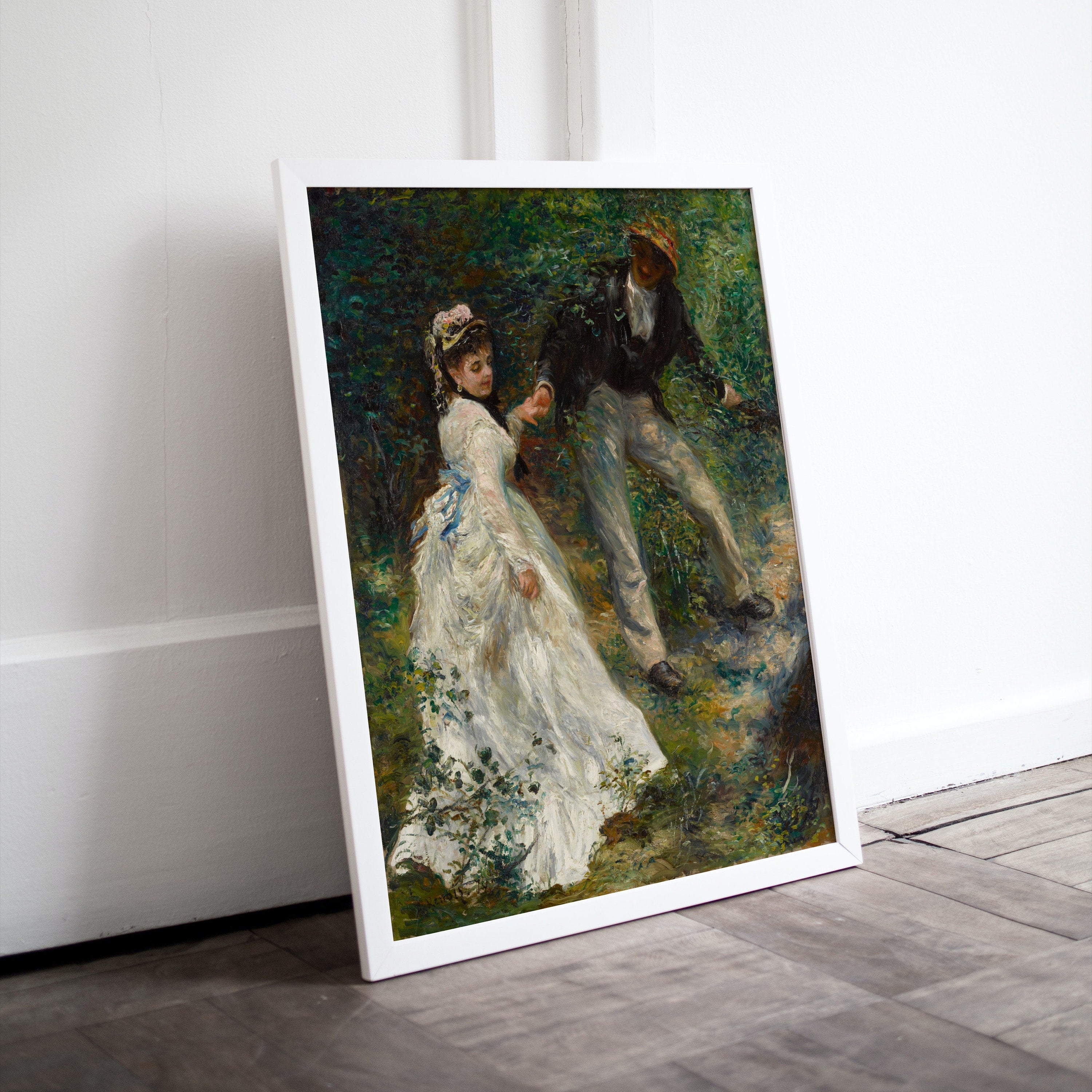 Vintage Printable Painting. La Promenade by Auguste Renoir. Printable Wall Art. Garden Landscape. Antique Oil Painting. Instant Download – Printable Wall Art Digital Download – Digital Download