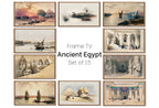 Set of 15 Samsung Frame TV 4K Art. Ancient Egyptian Famous Paintings Collection. Vintage Egyptian Art Set. Instant Download Frame TV Art