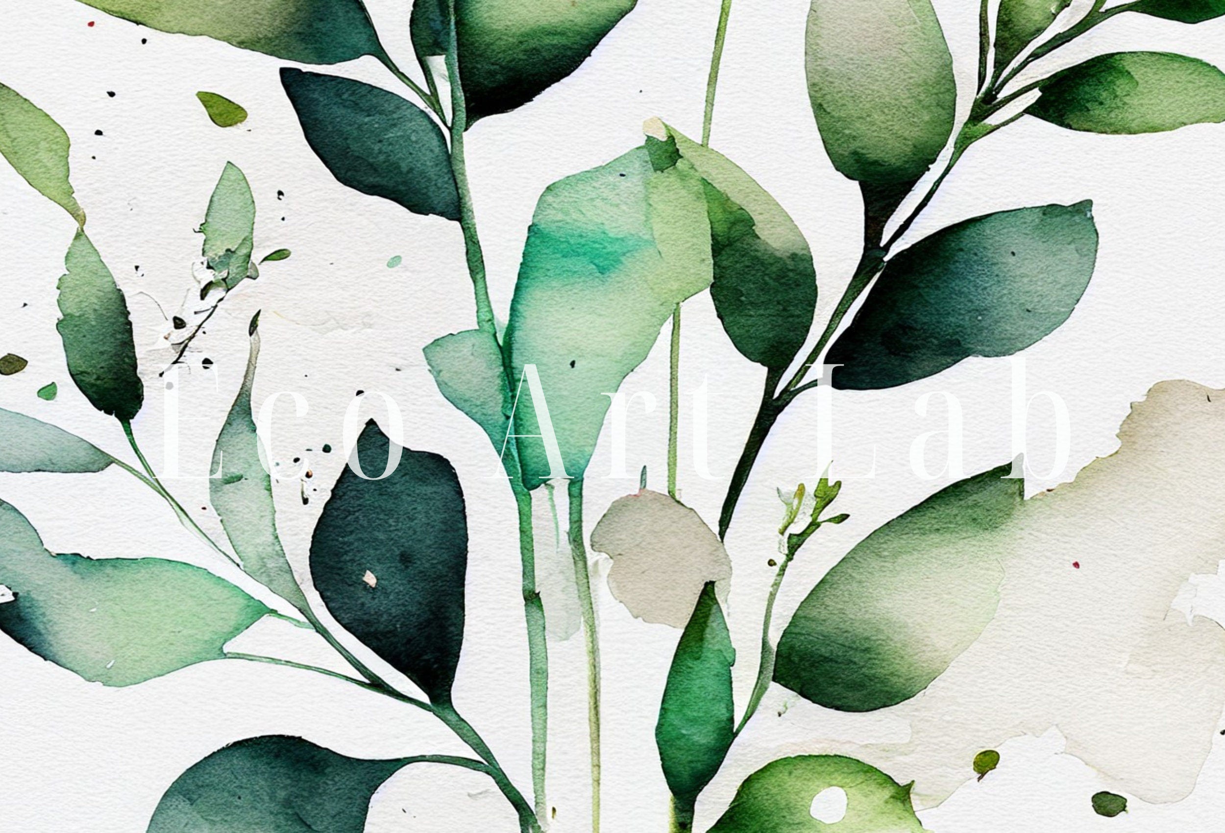 Floral Printable Wall Art. Boho Floral Art. Watercolor Botanical Print. Printable Flower Watercolor. Wild Flowers Art. Floral Minimalist Art