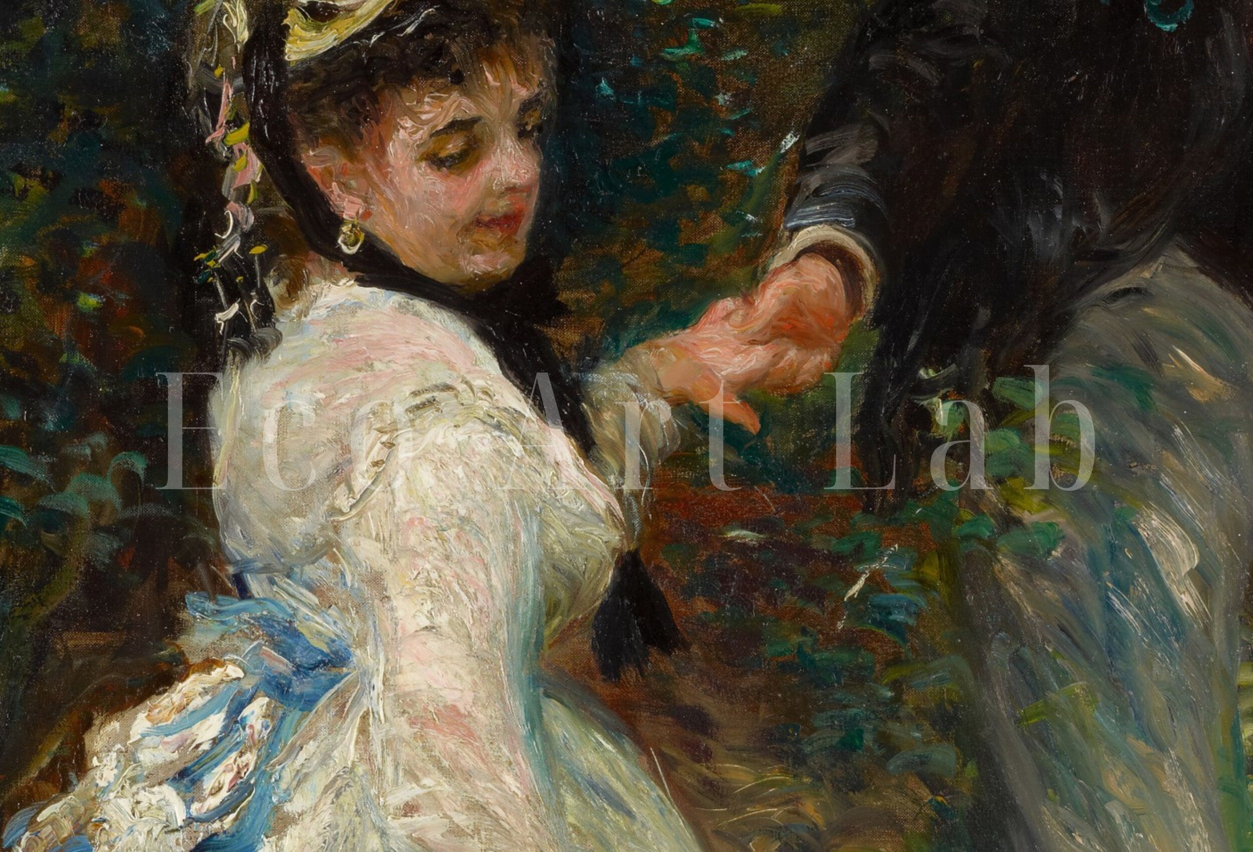 Vintage Printable Painting. La Promenade by Auguste Renoir. Printable Wall Art. Garden Landscape. Antique Oil Painting. Instant Download – Printable Wall Art Digital Download – Digital Download