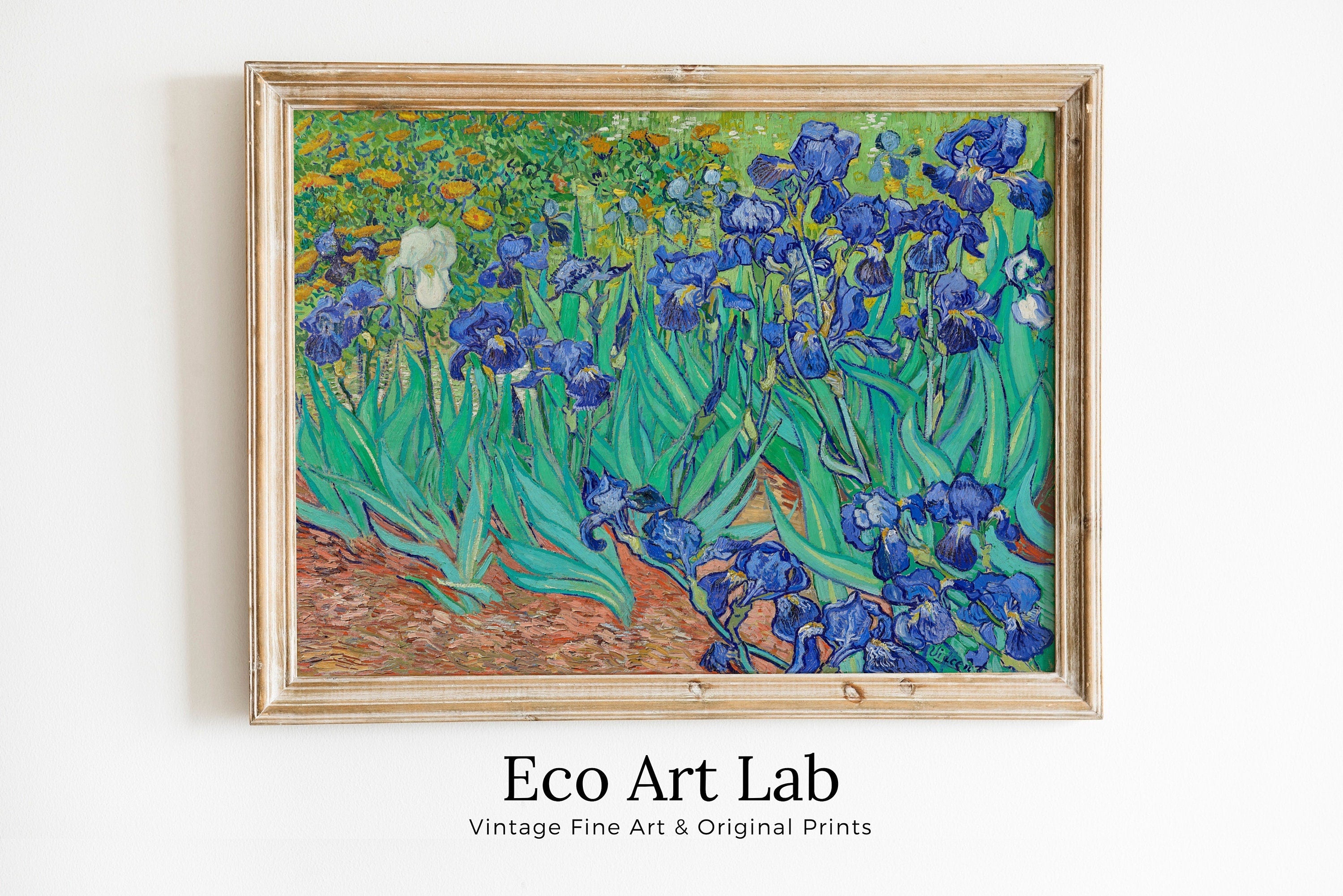 Irises by Vincent van Gogh Printable Famous Art Prints. Instant Download van Gogh Print Vintage Wall Decor. Fine Art Floral Digital Print