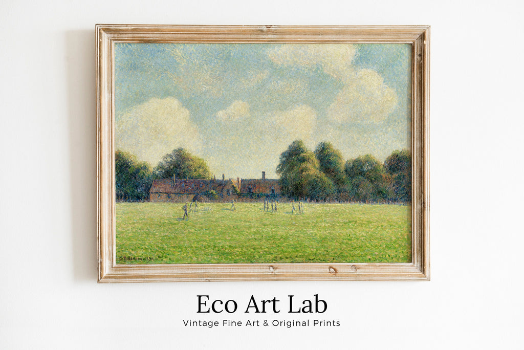 Hampton Court Landscape Painting Printable Famous Art Print. Instant Download Vintage Fine Art. Country Farmhouse Decor Digital Download