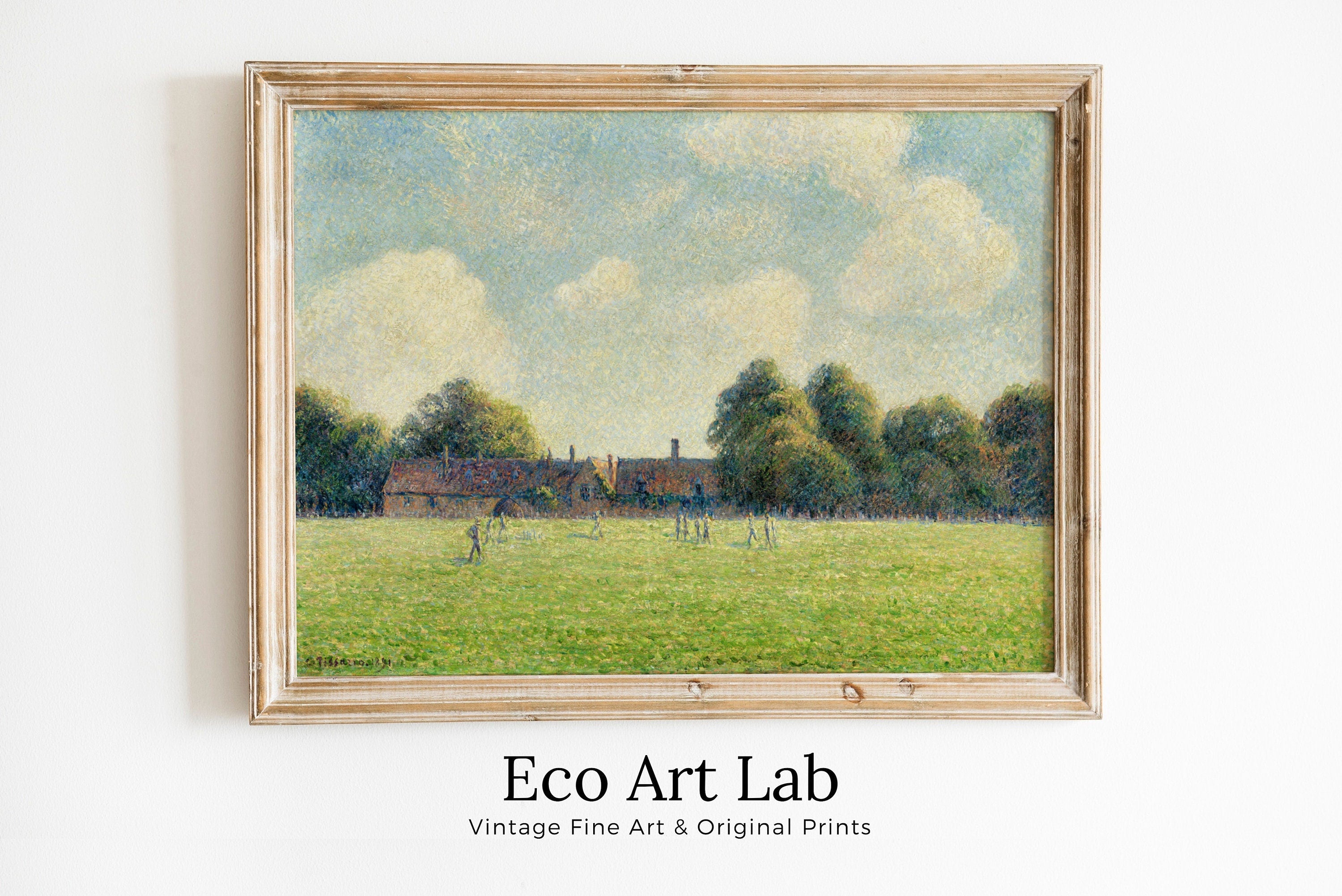 Hampton Court Landscape Painting Printable Famous Art Print. Instant Download Vintage Fine Art. Country Farmhouse Decor Digital Download