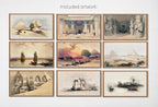 Set of 15 Samsung Frame TV 4K Art. Ancient Egyptian Famous Paintings Collection. Vintage Egyptian Art Set. Instant Download Frame TV Art