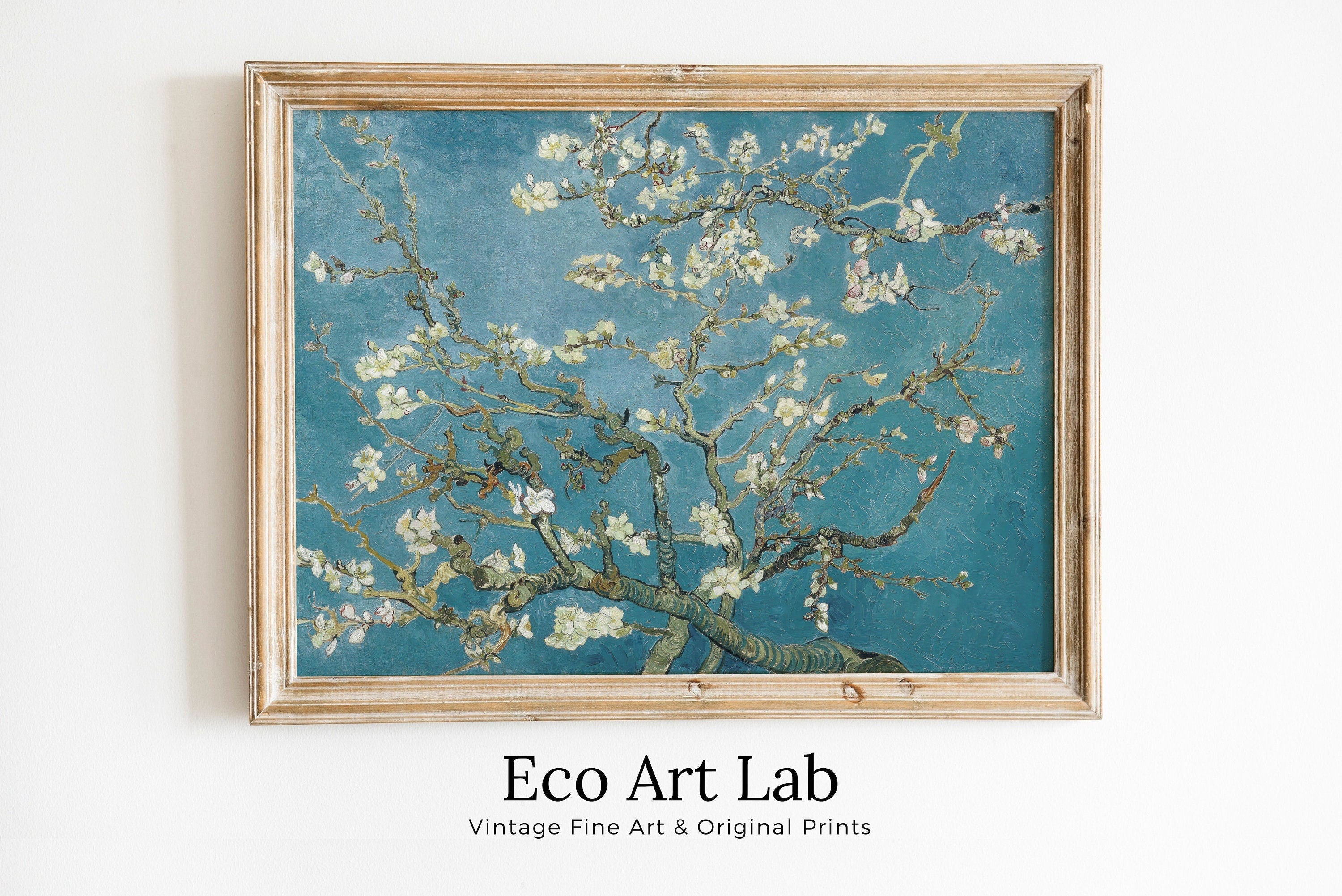 Vincent van Gogh Almond Blossom Printable Famous Art Prints. Instant Download van Gogh Print Vintage Botanical Wall Art. Fine Art Print