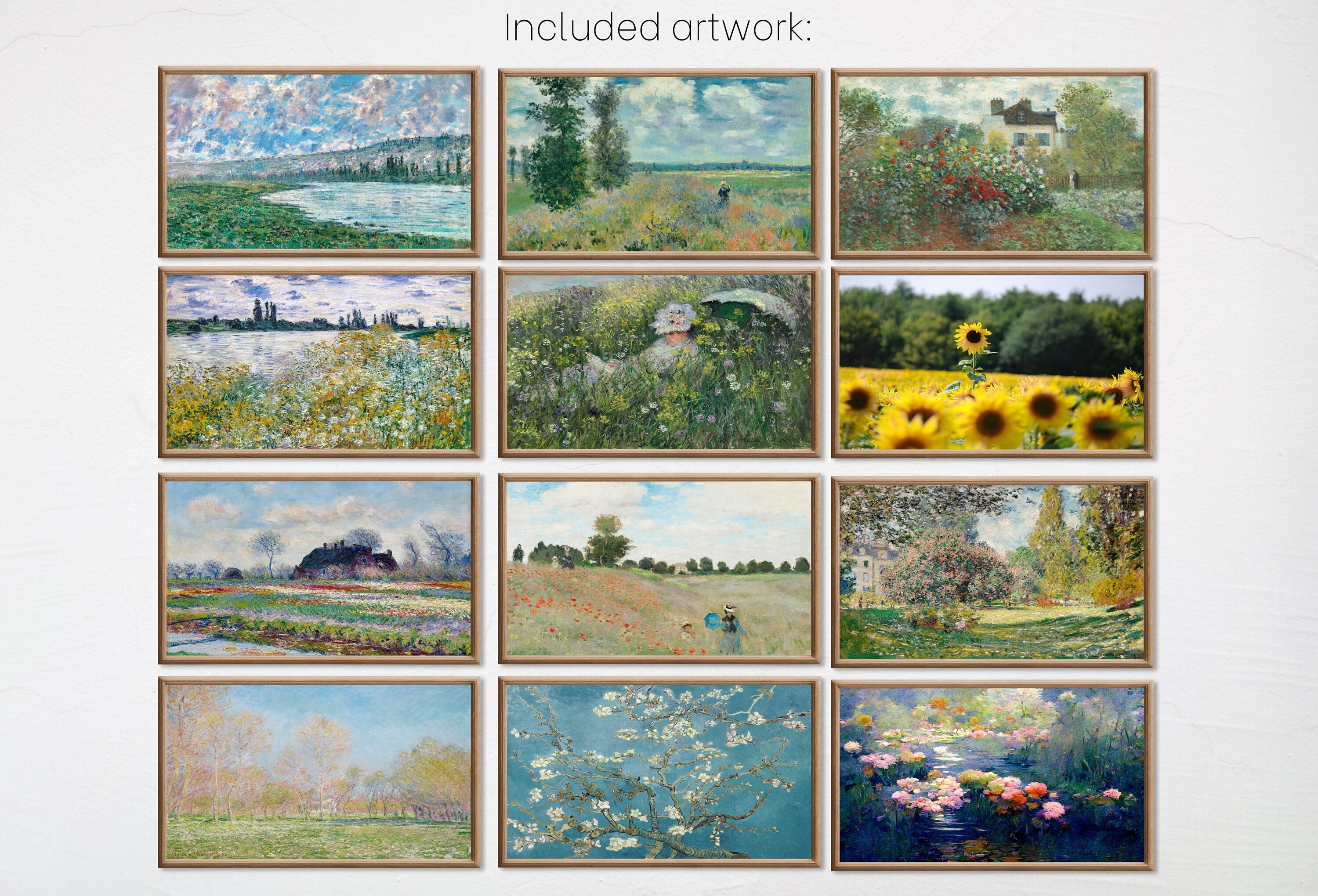 Set of 25 Samsung Frame TV 4K Art. Spring Wall Art Nature Digital Collection. Vintage Spring Decor TV Art Set. Instant Download Frame TV Art