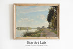 European Landscape Vintage Claude Monet Oil Painting. Impressionist Landscape Print. Classic Famous Monet Print. Printable Digital Download.