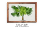 Vintage Palm Tree Print Tropical Wall Art. Palm Leaves Tree Decor, Retro Nature Poster Instant Download Botanical Print, Palm Trees Art #34