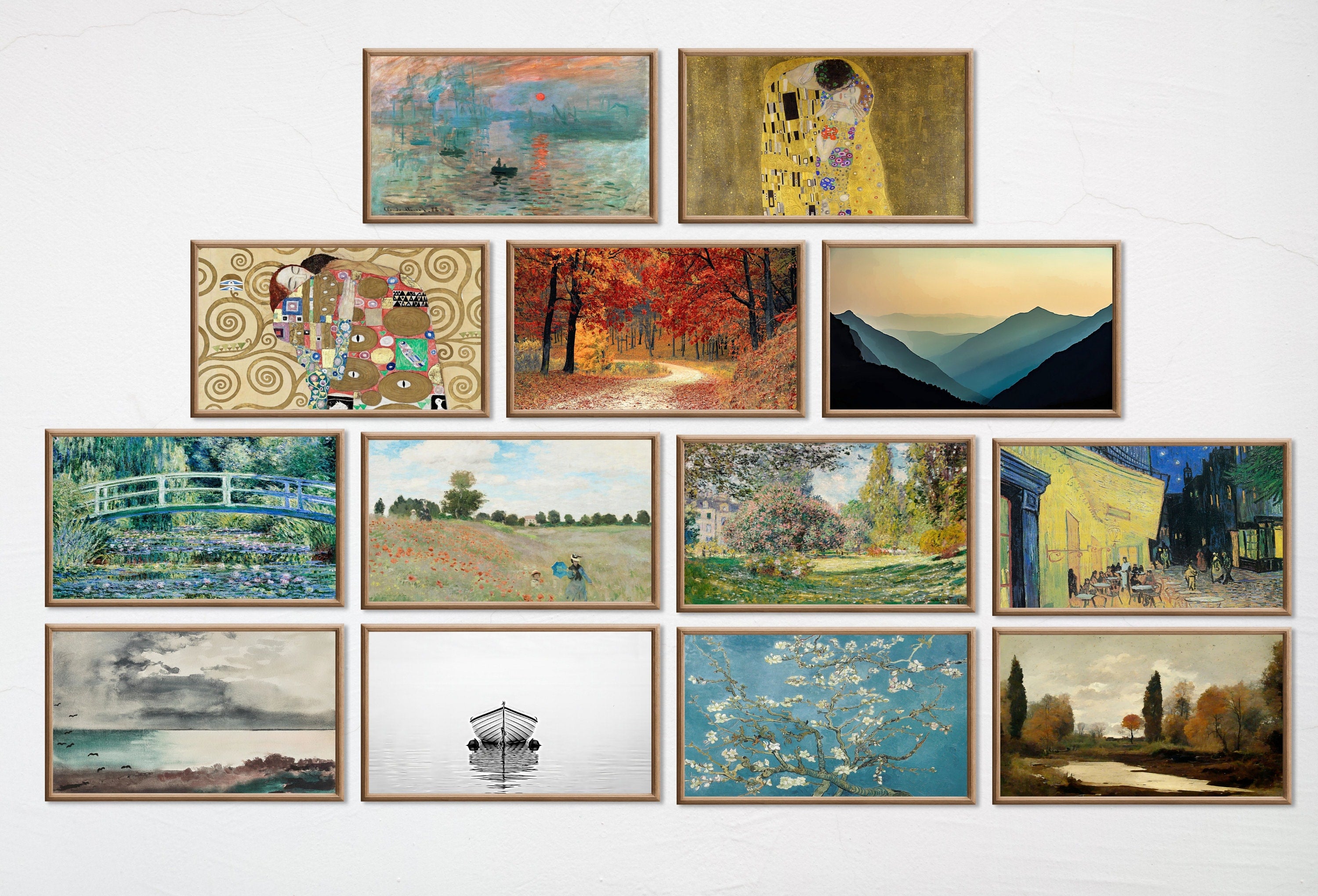 Set of 25 Samsung Frame TV 4K Art. Most Popular Paintings & Digital Art Ultimate Collection. TV Art Set. Instant Download Frame TV Art