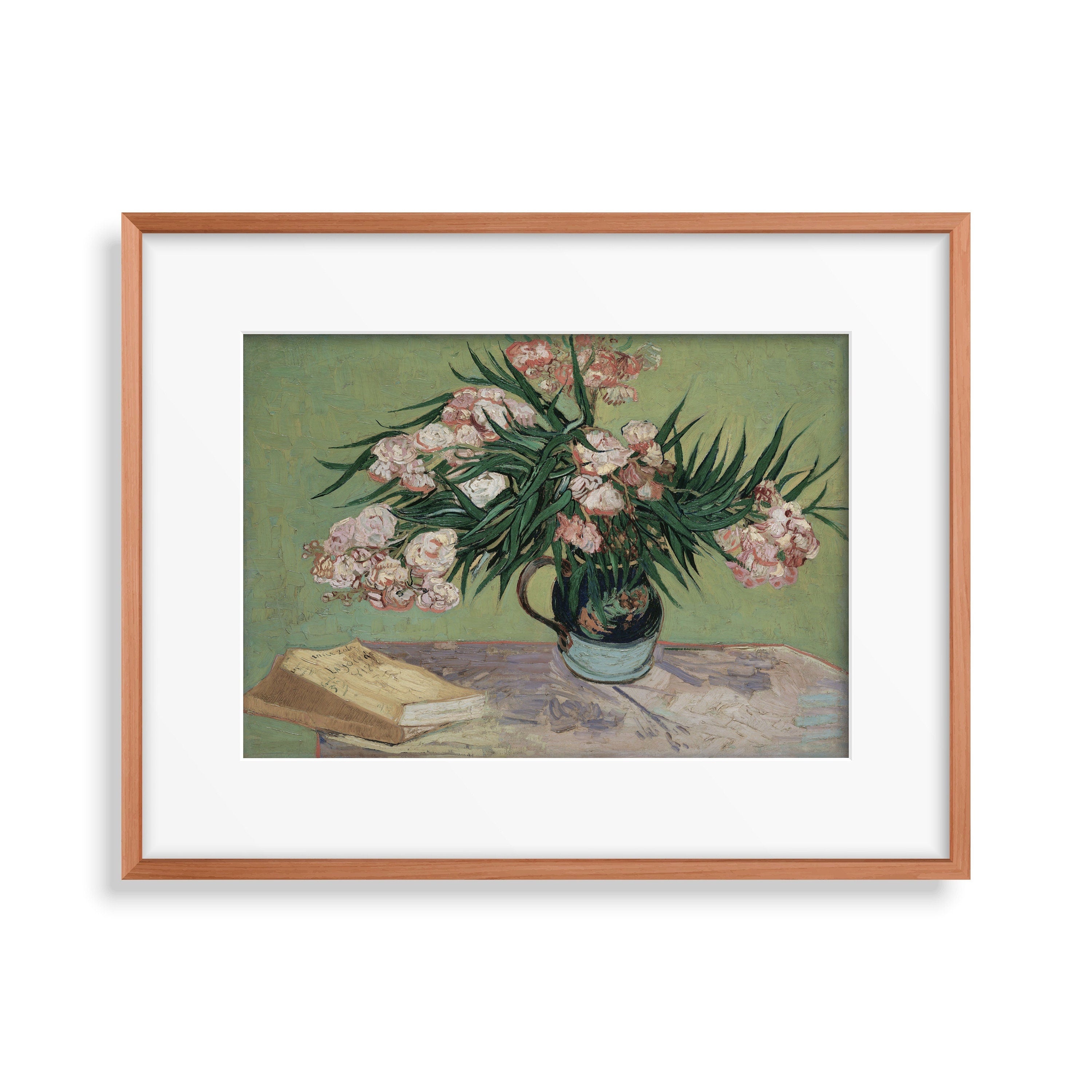 Vincent van Gogh "Oleanders" | Famous Printable Art | Instant Download | Vintage Still Life Painting | Floral Fine Art Print