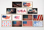 Set of 25 Samsung Frame TV 4K Art. Independence Day 4th of July Decor. Patriotic USA American Flags Art Set. Instant Download Frame TV Art